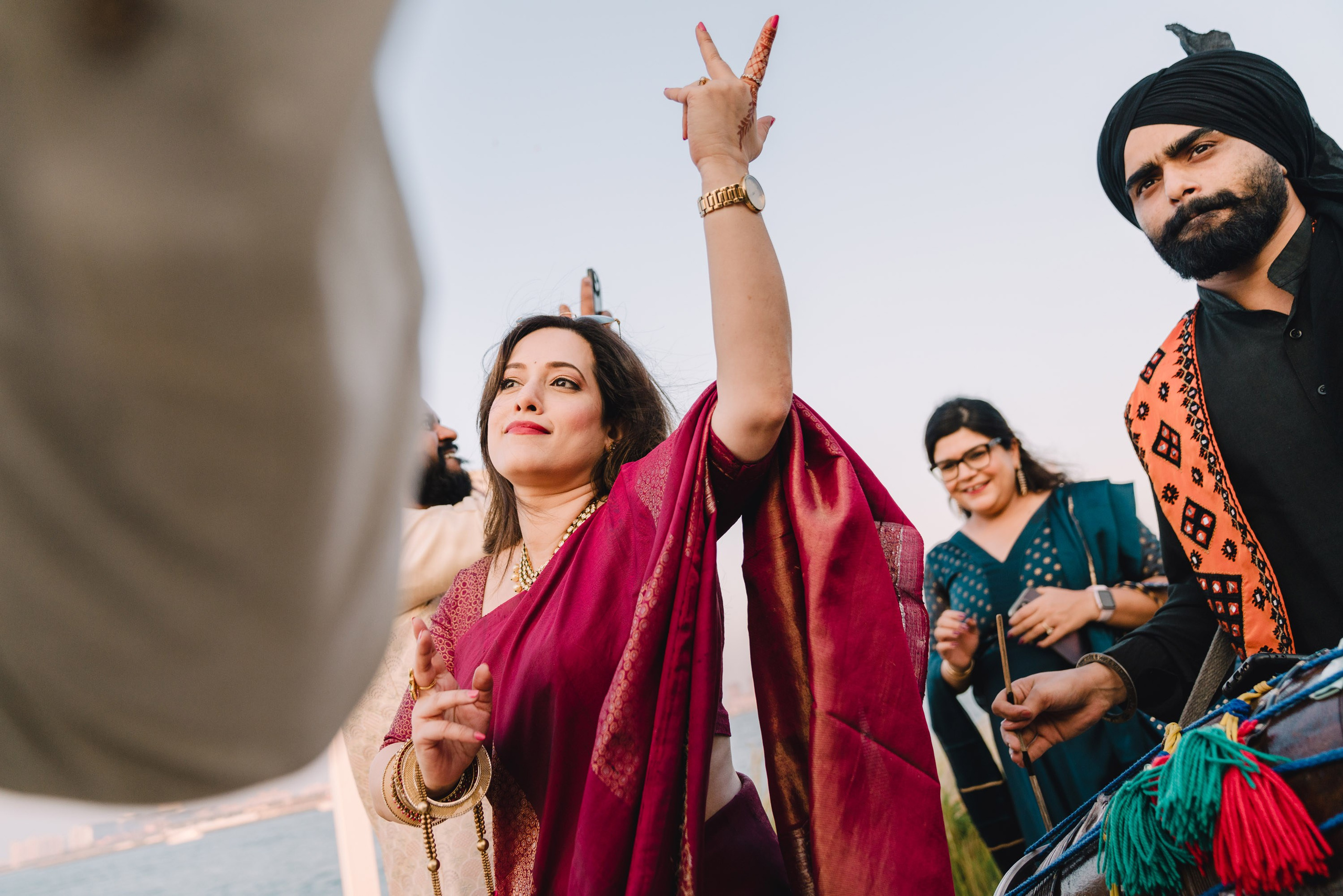 Indian Wedding in Bluewaters Island, Dubai. Sergio Russo — TOP Wedding Photographer in Dubai