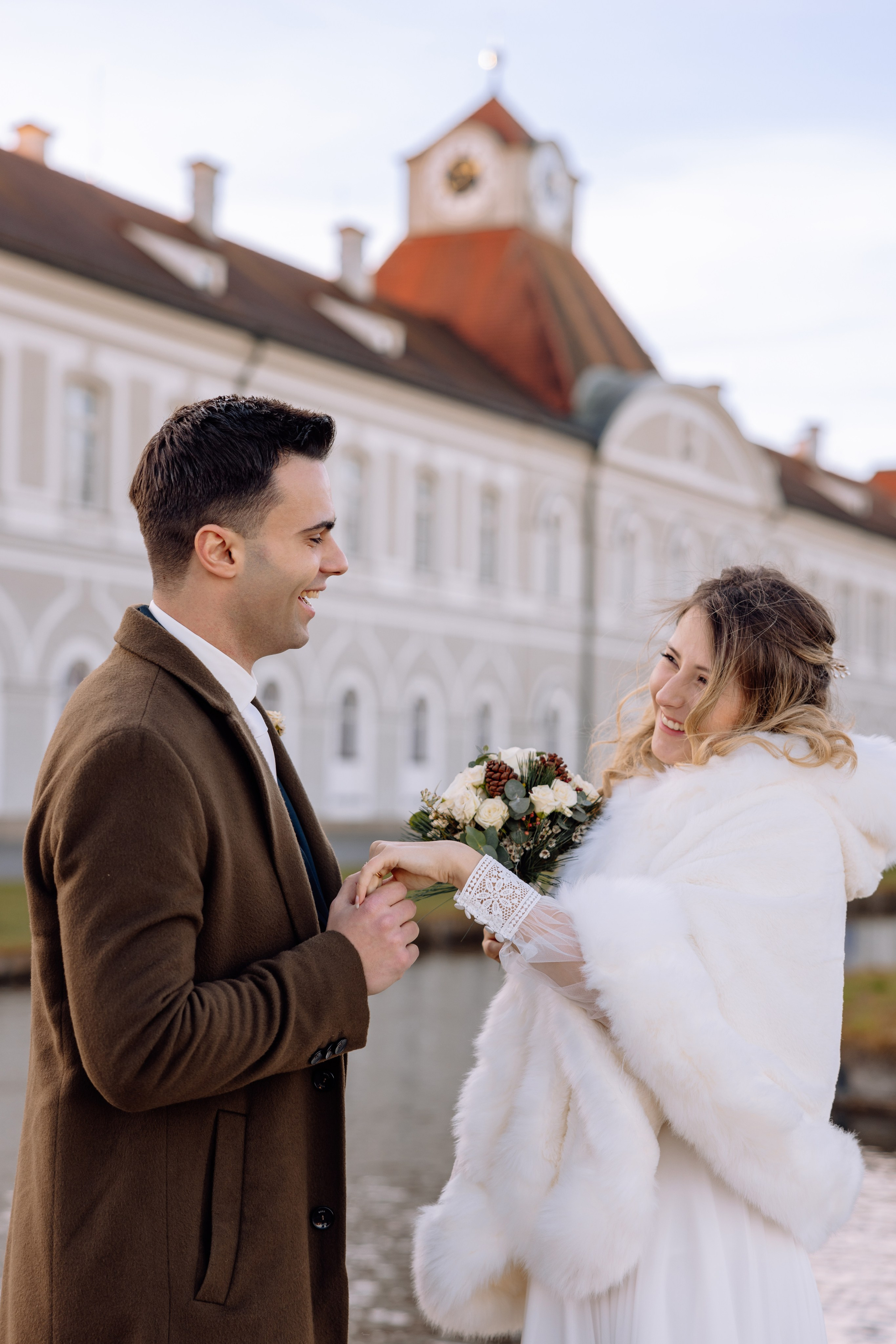 Standesamt in Feldkirchen und Schloss Nymphenburg. Hochzeitsfotograf München Taufe Familienfotograf Tanja Mauke