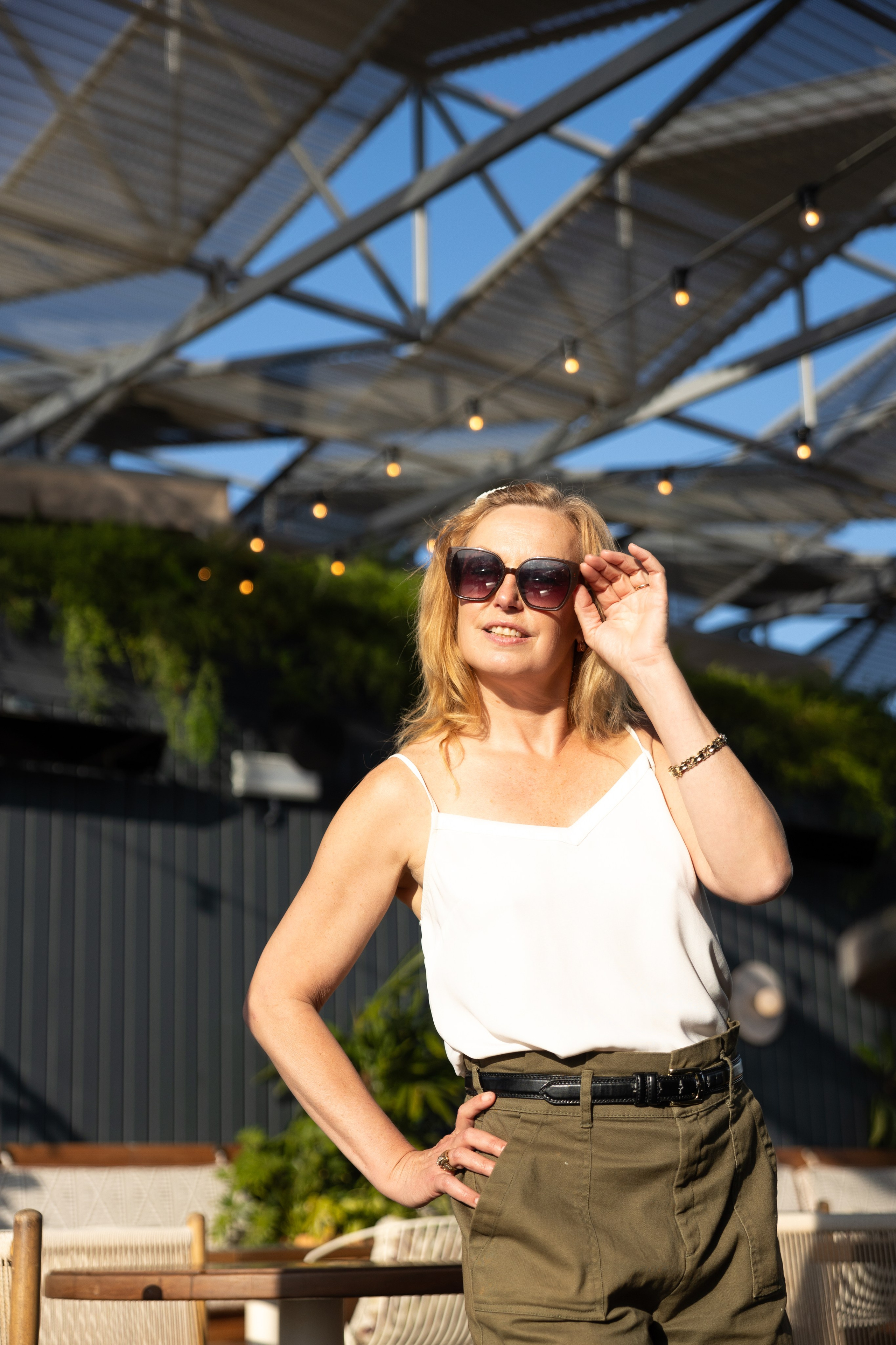 Personal brand photoshoot at The Hoxton, Poblenou hotel’s rooftop. Eugénie Smirnova — your photographer in Toulouse and southwest France