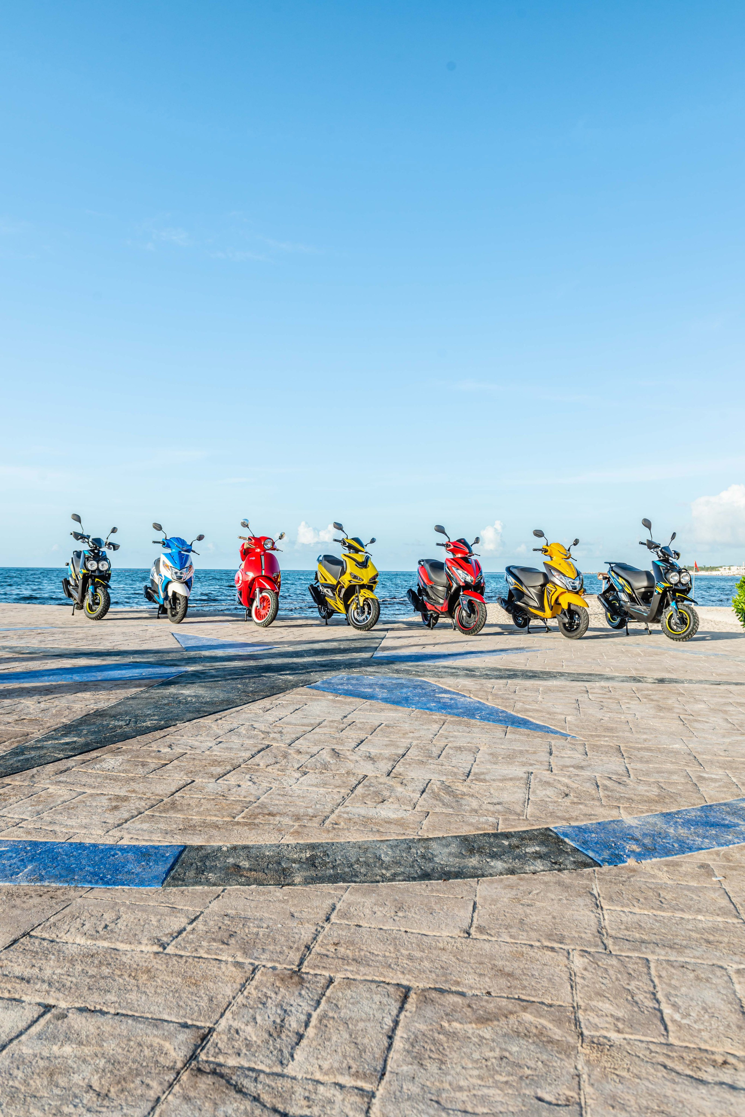 Scooter Photography for Rental Website in Mexico. PHOTOGRAPHER QUINTANA ROO