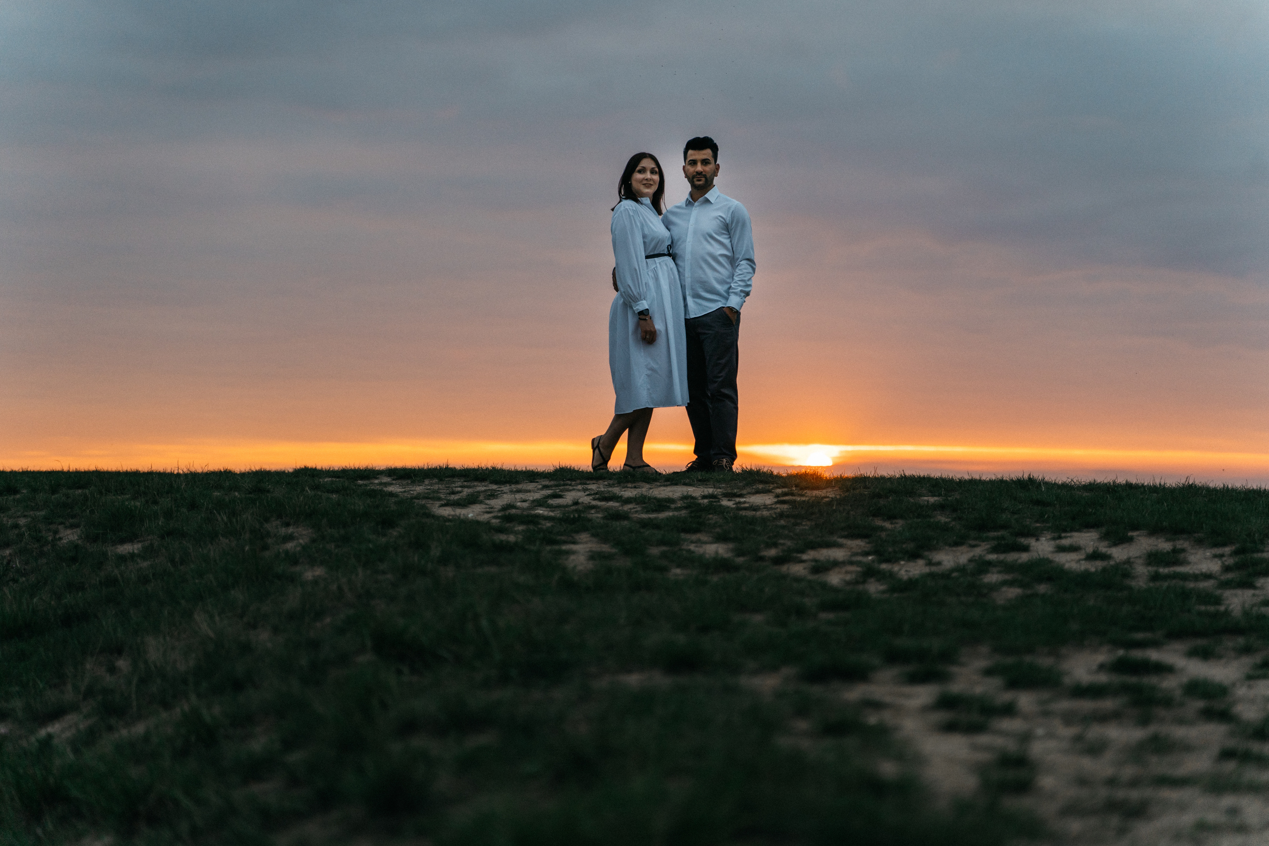 Ein romantisches Fotoshootig auf der Halde Norddeutschland. Hochzeitsfotograf für Moers, Niederrhein, Düsseldorf, NRW und Deutschland