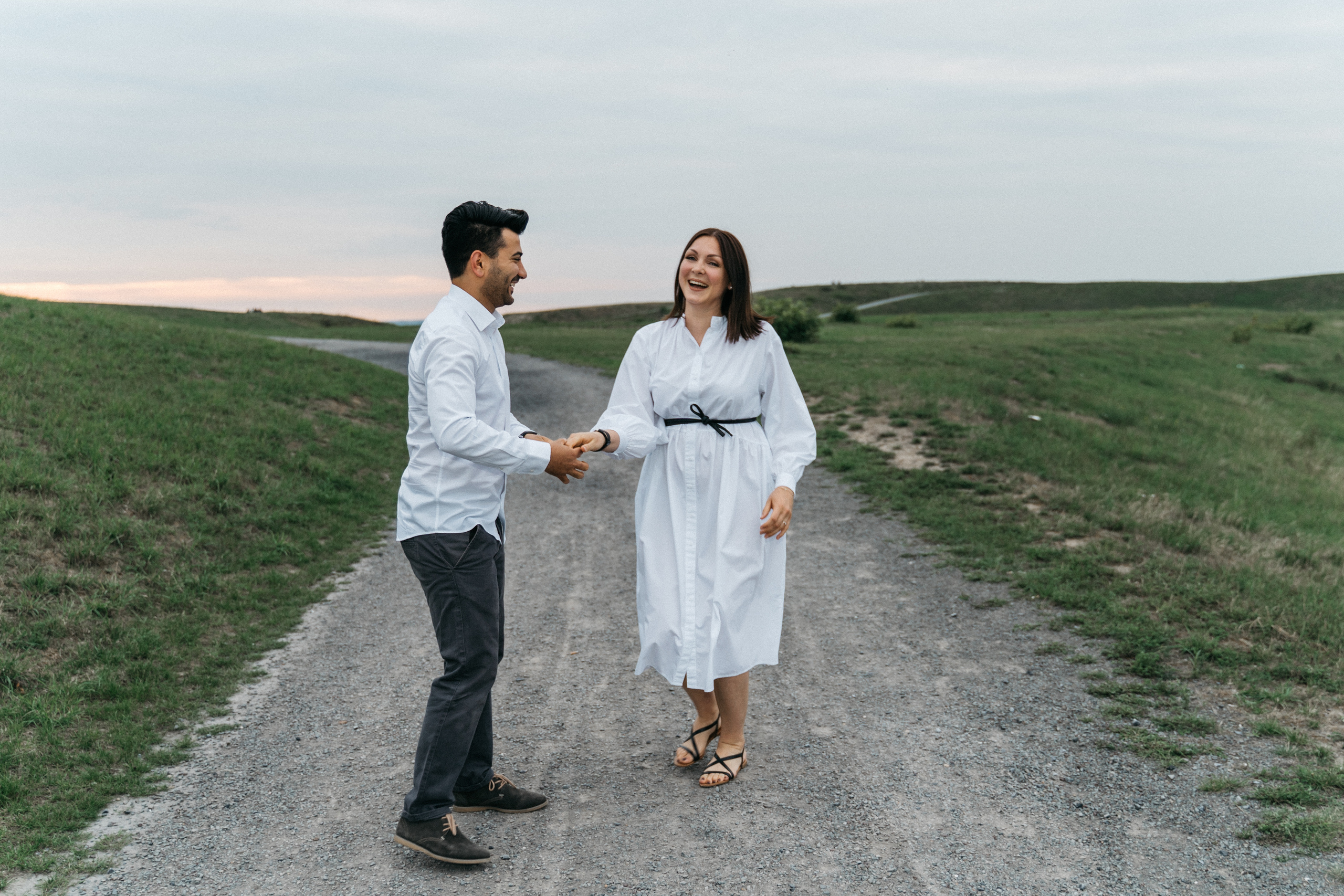 Ein romantisches Fotoshootig auf der Halde Norddeutschland. Hochzeitsfotograf für Moers, Niederrhein, Düsseldorf, NRW und Deutschland