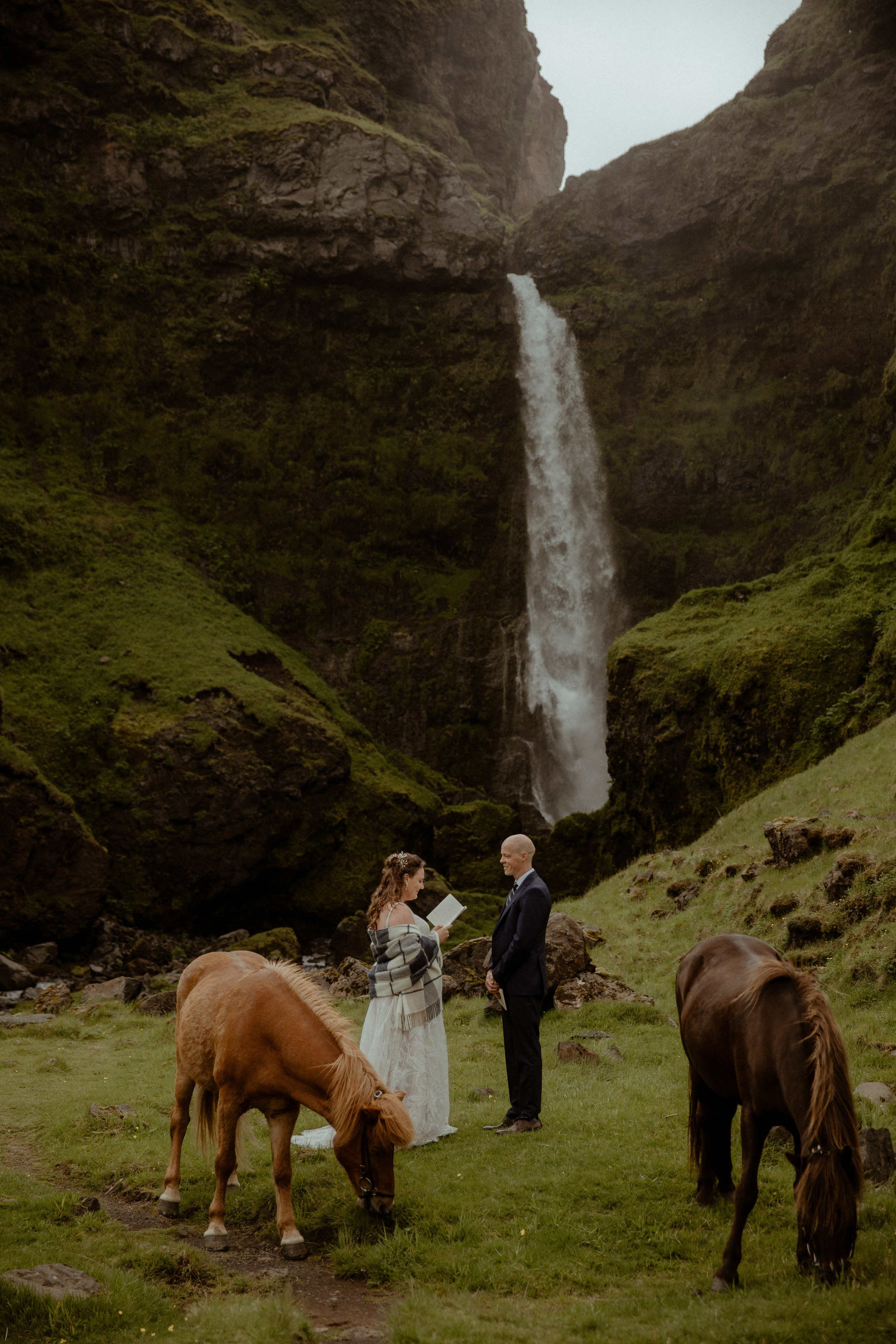 Iceland Elopement at Black Sand Beach. Iceland elopement photographer & videographer
