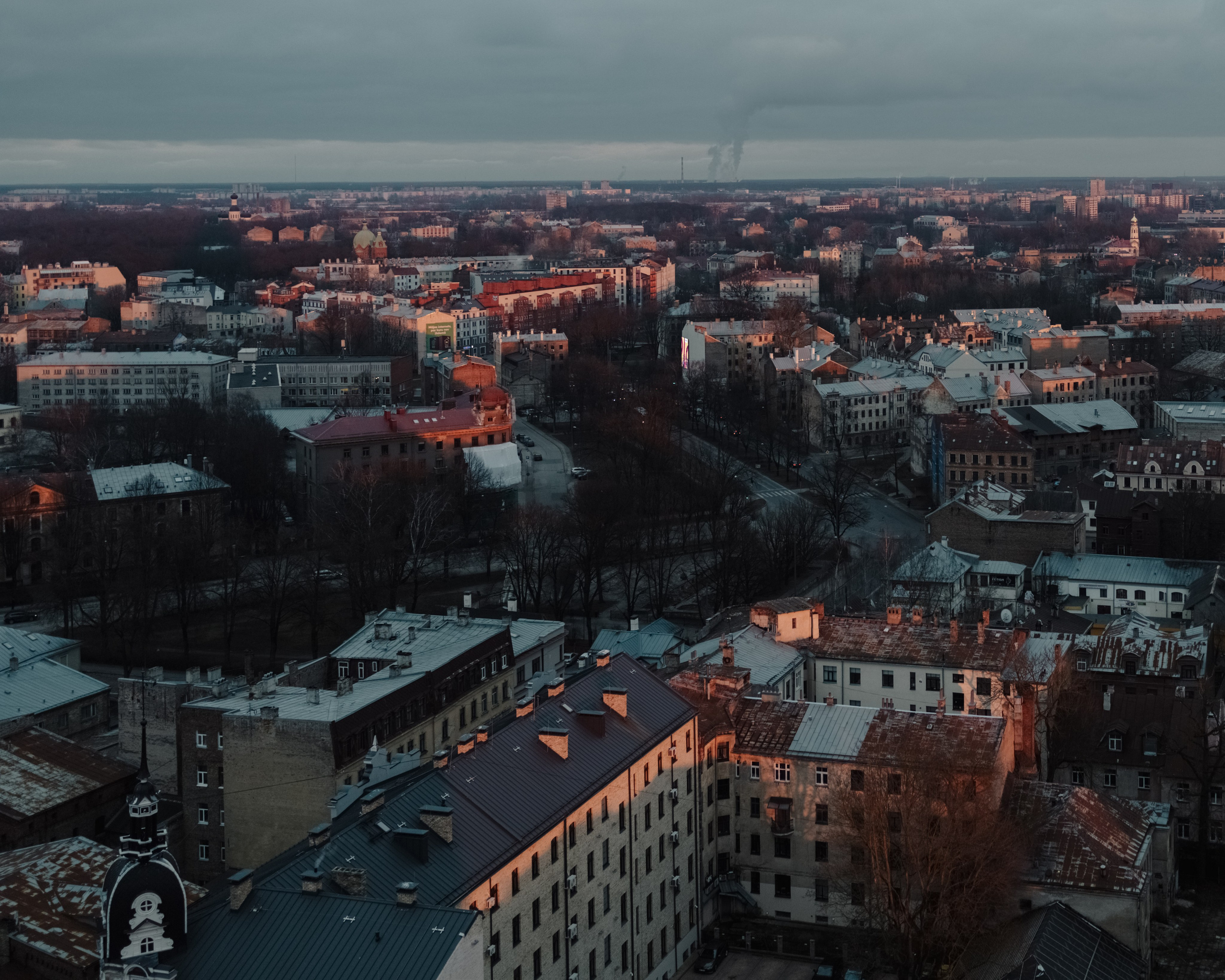 Twilight view of Riga.