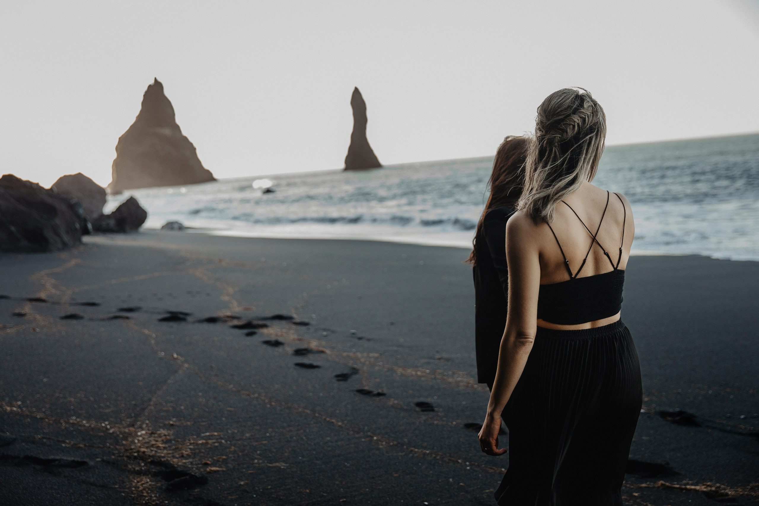 Same Sex Wedding at Iceland Black Sand Beach. Iceland elopement photographer & videographer