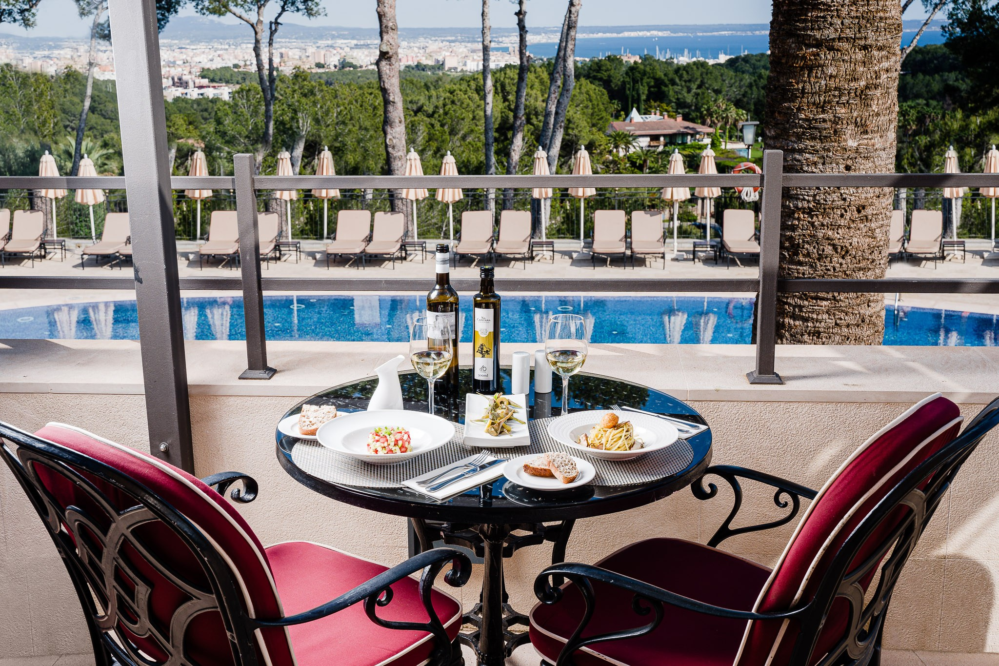 Fotografía de comida en Es Castell, Hotel Castillo Son Vida. Mallorca Wedding, Corporate & Social Photographer