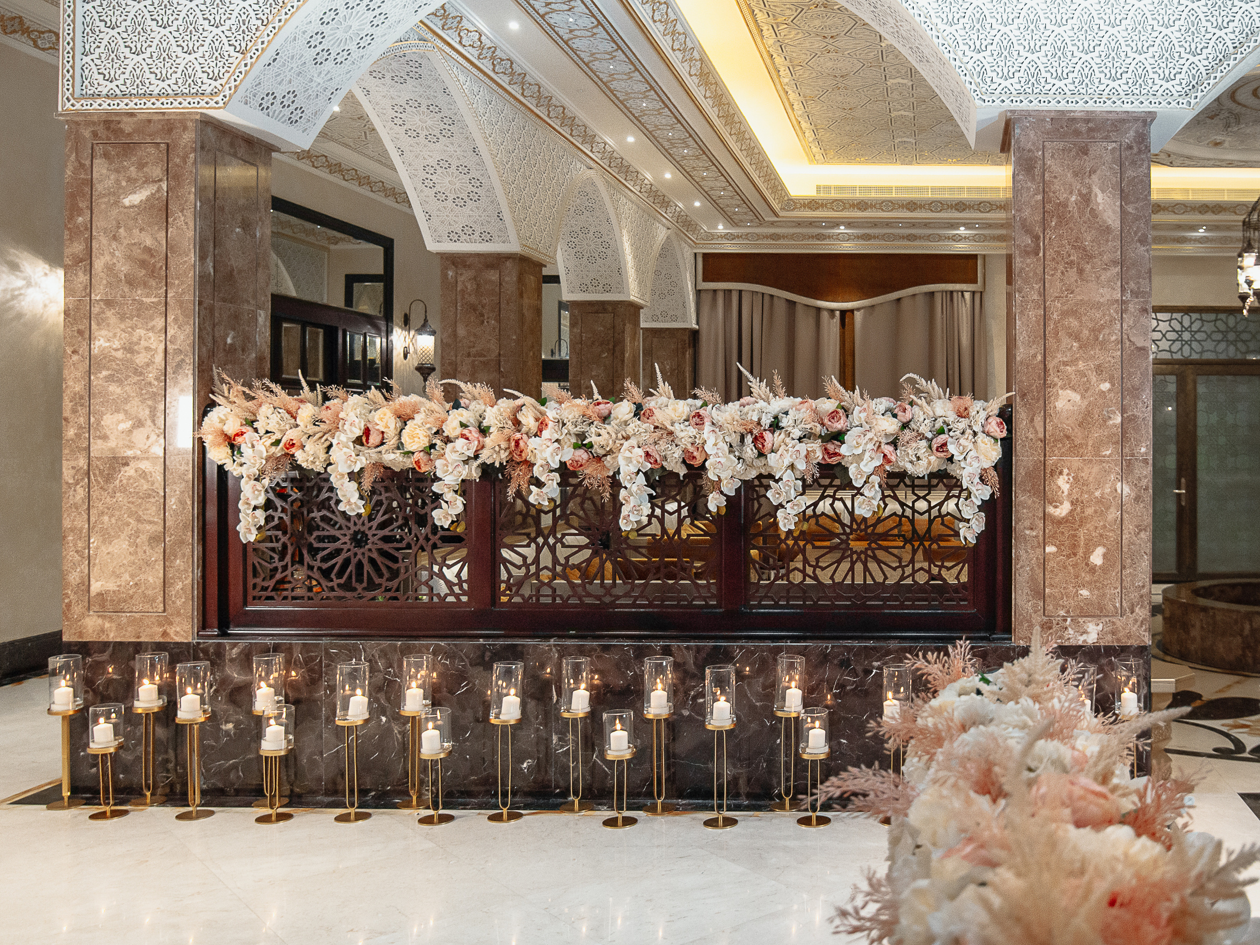 Home Gathering Wedding Set up. Wedding female photo and video studio in UAE