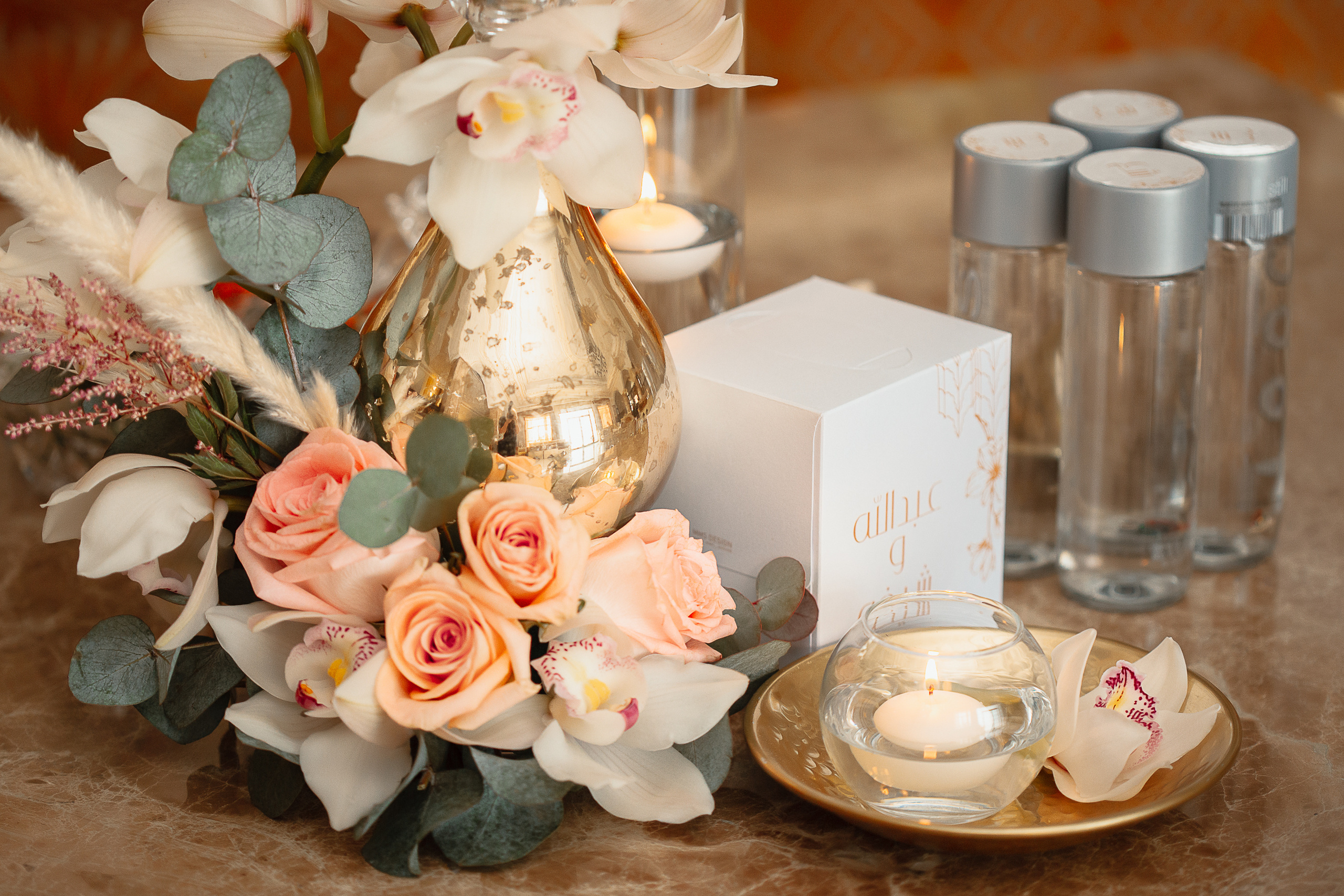 Home Gathering Wedding Set up. Wedding female photo and video studio in UAE