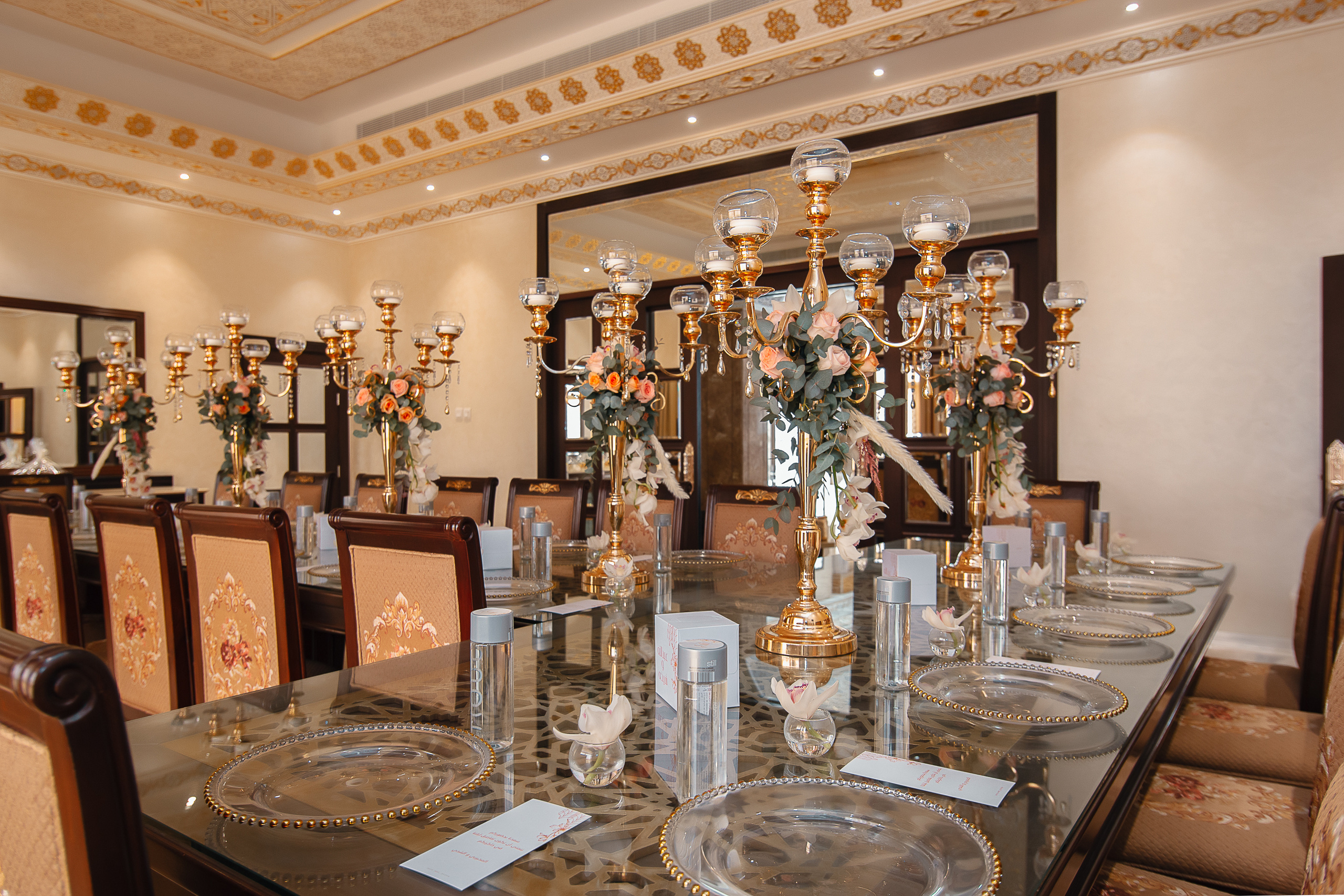 Home Gathering Wedding Set up. Wedding female photo and video studio in UAE