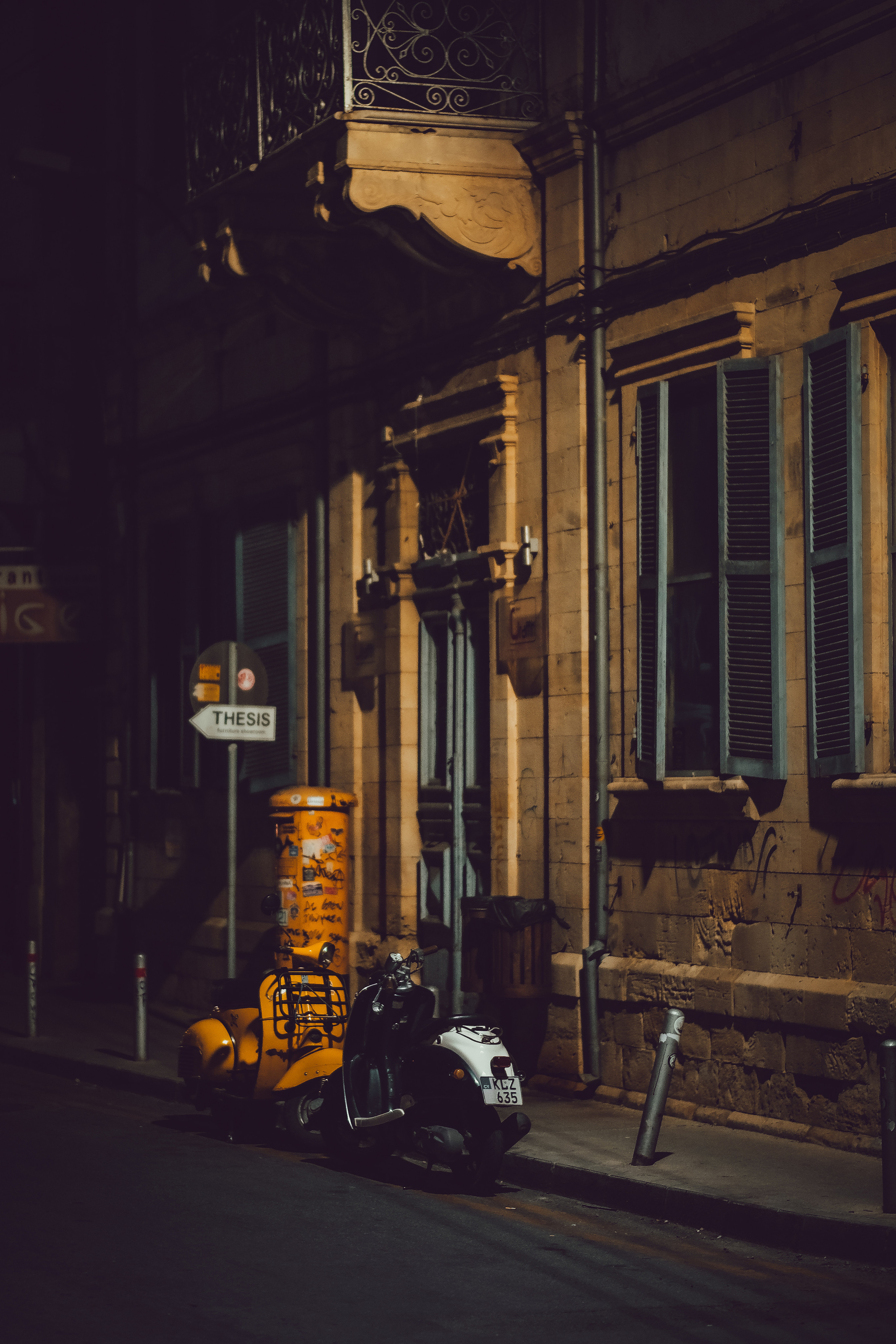 Yellow Scooter | Limassol | Yukophotography
