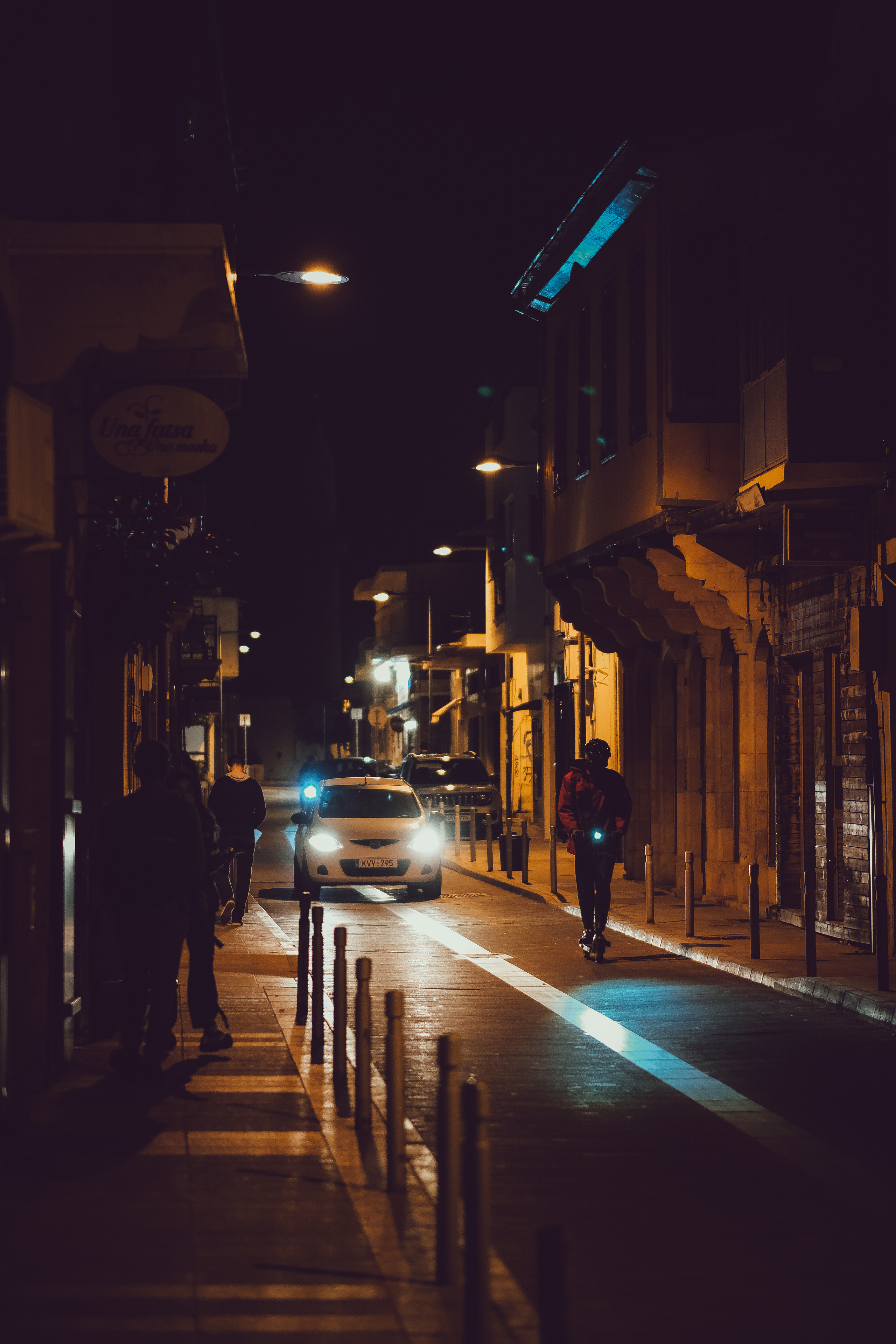 Night Street Photo | Limassol City | Cyprus | YuKoPhotography