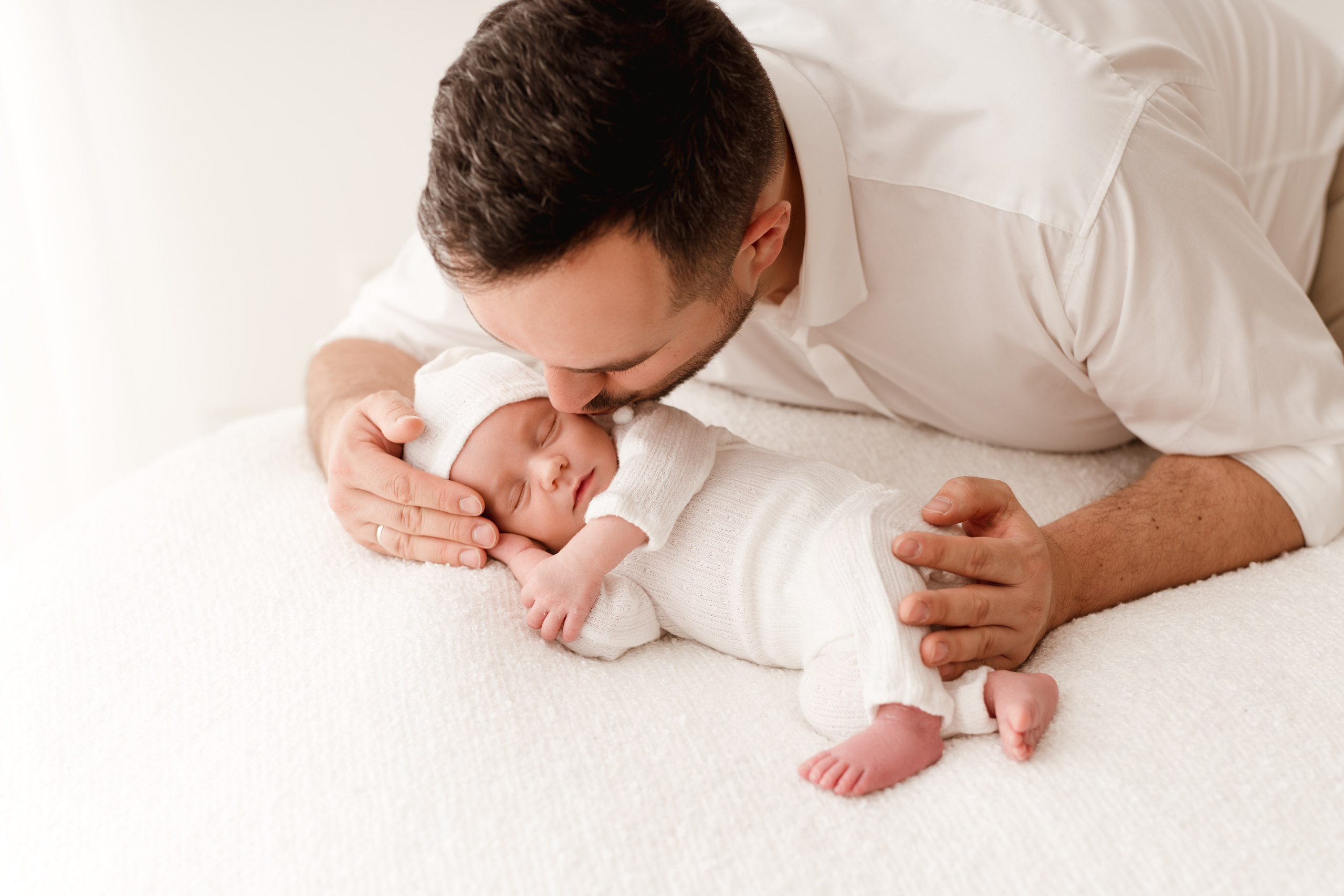 Sesja noworodkowa w świątecznym wydaniu. Fotograf Łódź - sesja ciążowa, noworodkowa, dziecięca. Studio w Łodzi