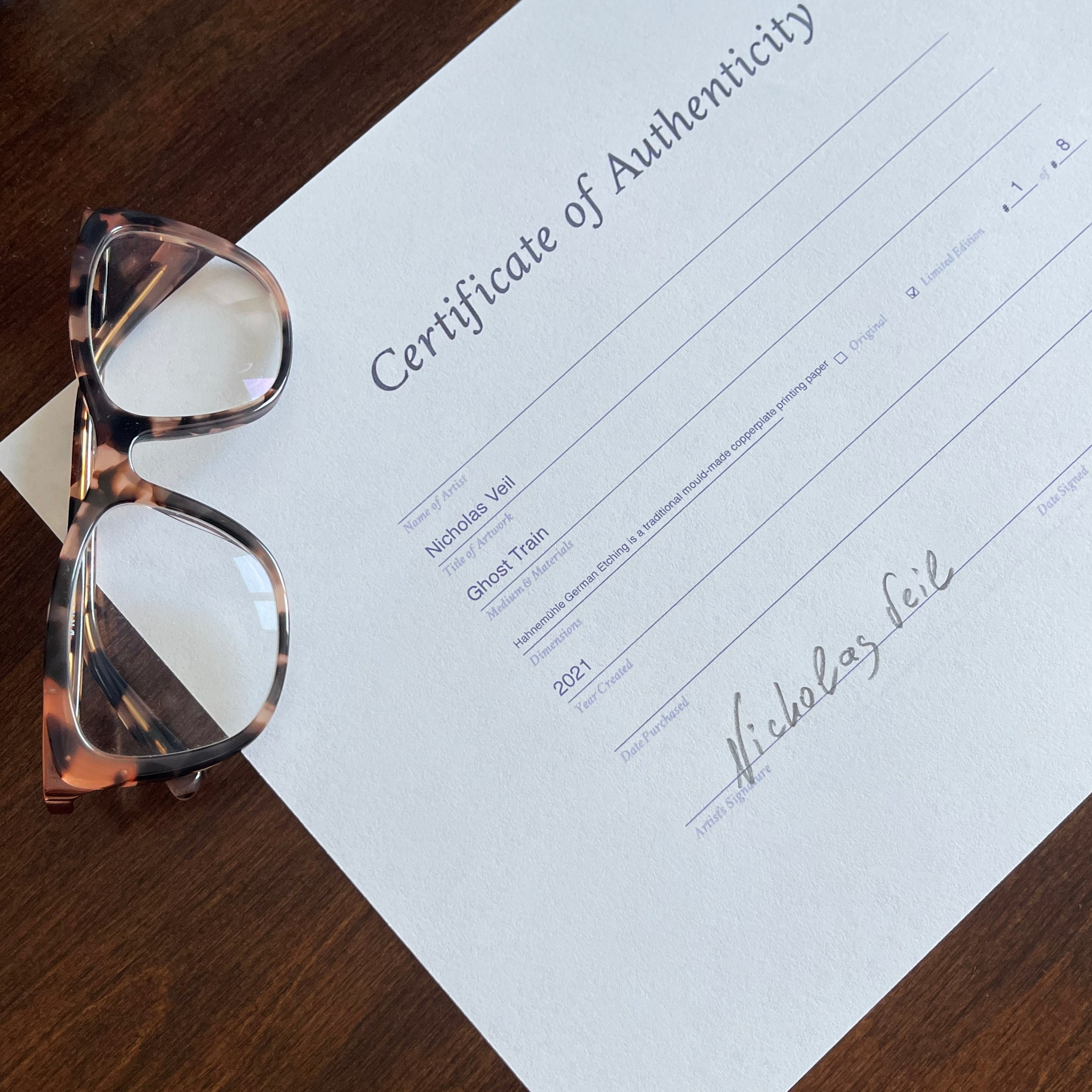 Ghost Train. Nicholas Veil, Digital Art and Photography