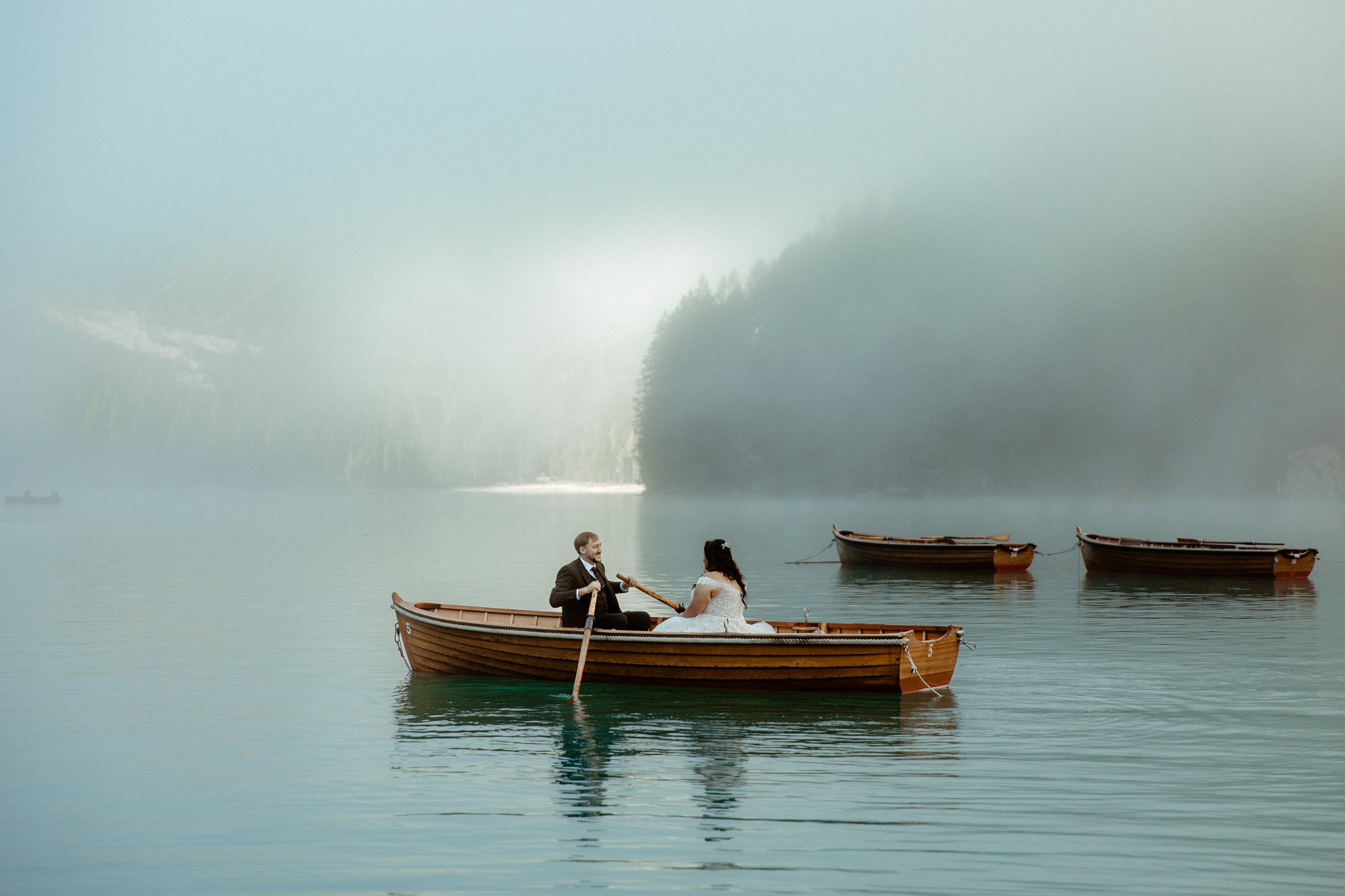 Secret Dolomites elopement at Lago di Braies & Cadini di Misurina | Best place to elope in Italy. Iceland elopement photographer & videographer