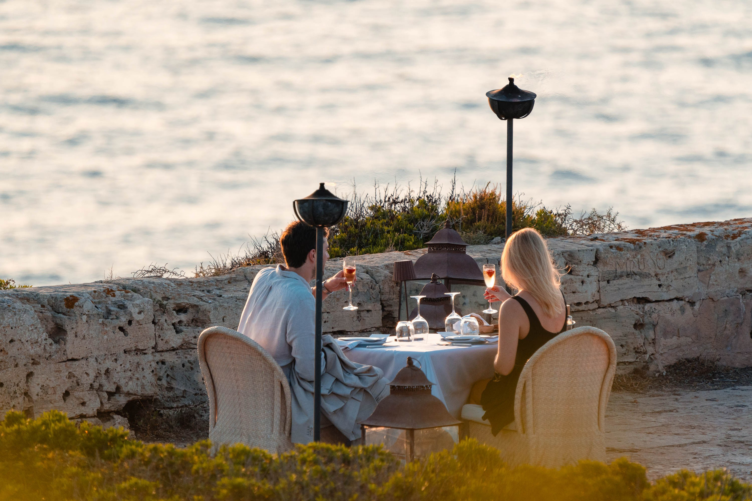 Perfect Marriage Proposal at Cap Rocat Hotel. Mallorca Wedding, Corporate & Social Photographer