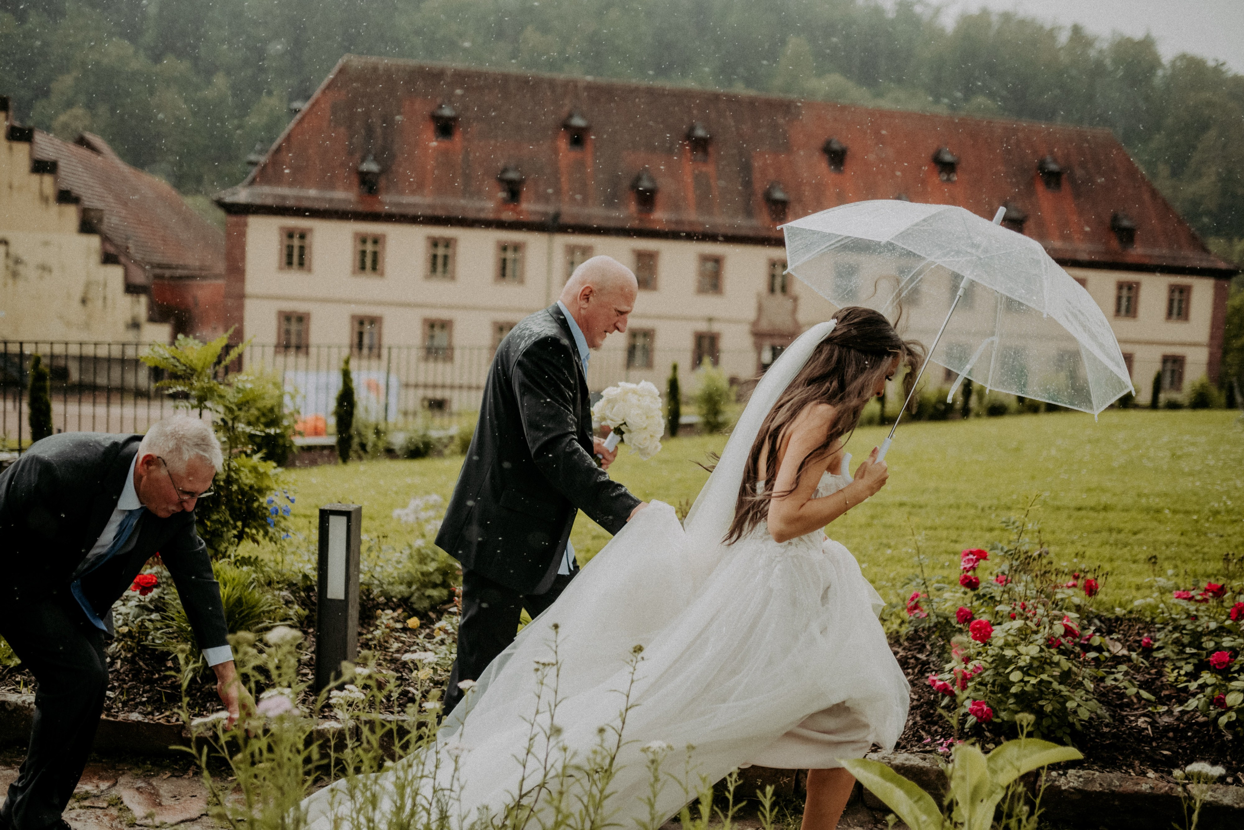 Regenwetter braut in Hotel Kloster Bronnbach