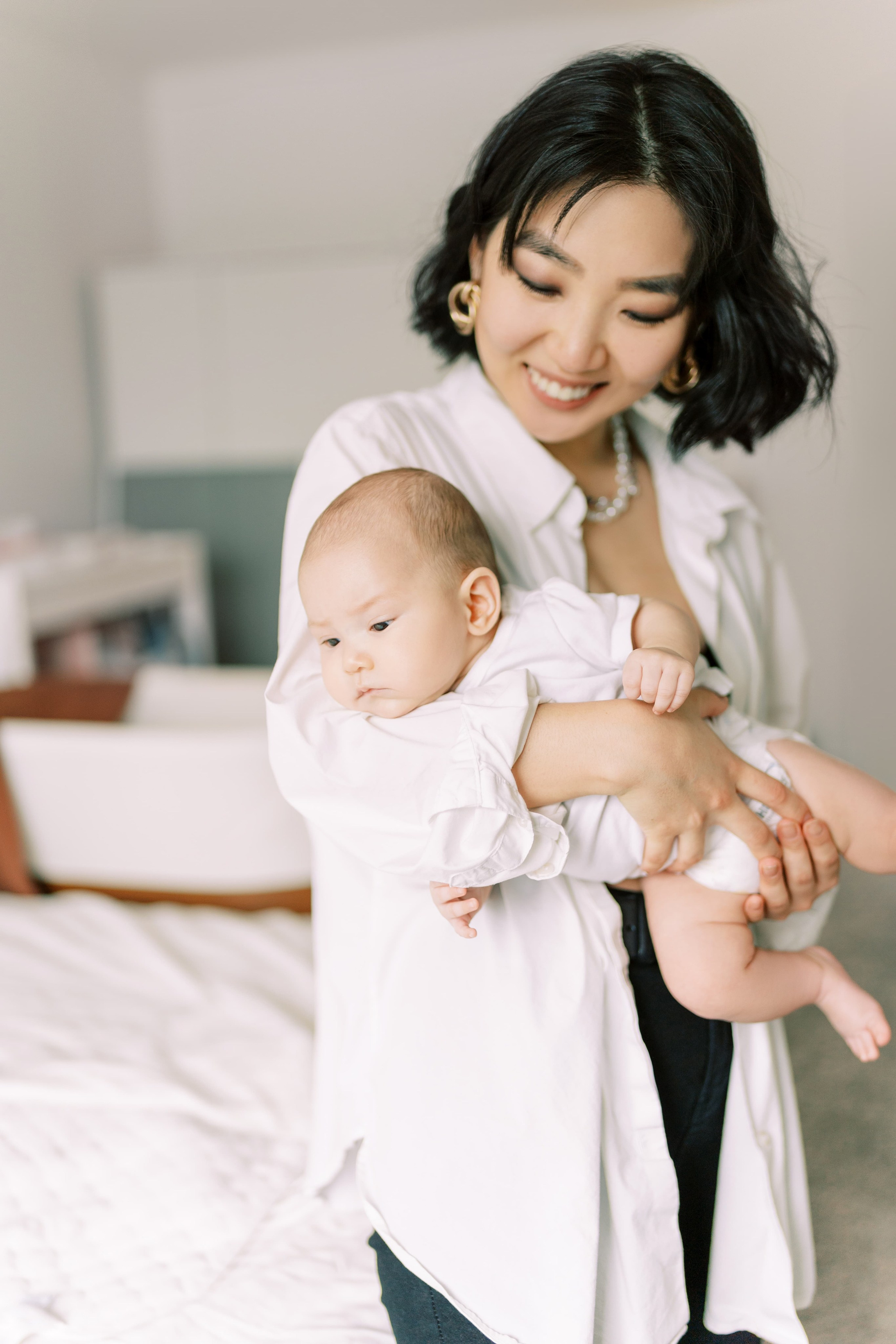 Family photoshoot. Vlad & Viktoria and baby. February 2024. EVAN ARISTOV WEDDING PHOTOGRAPHY — Seattle Wedding Photographer