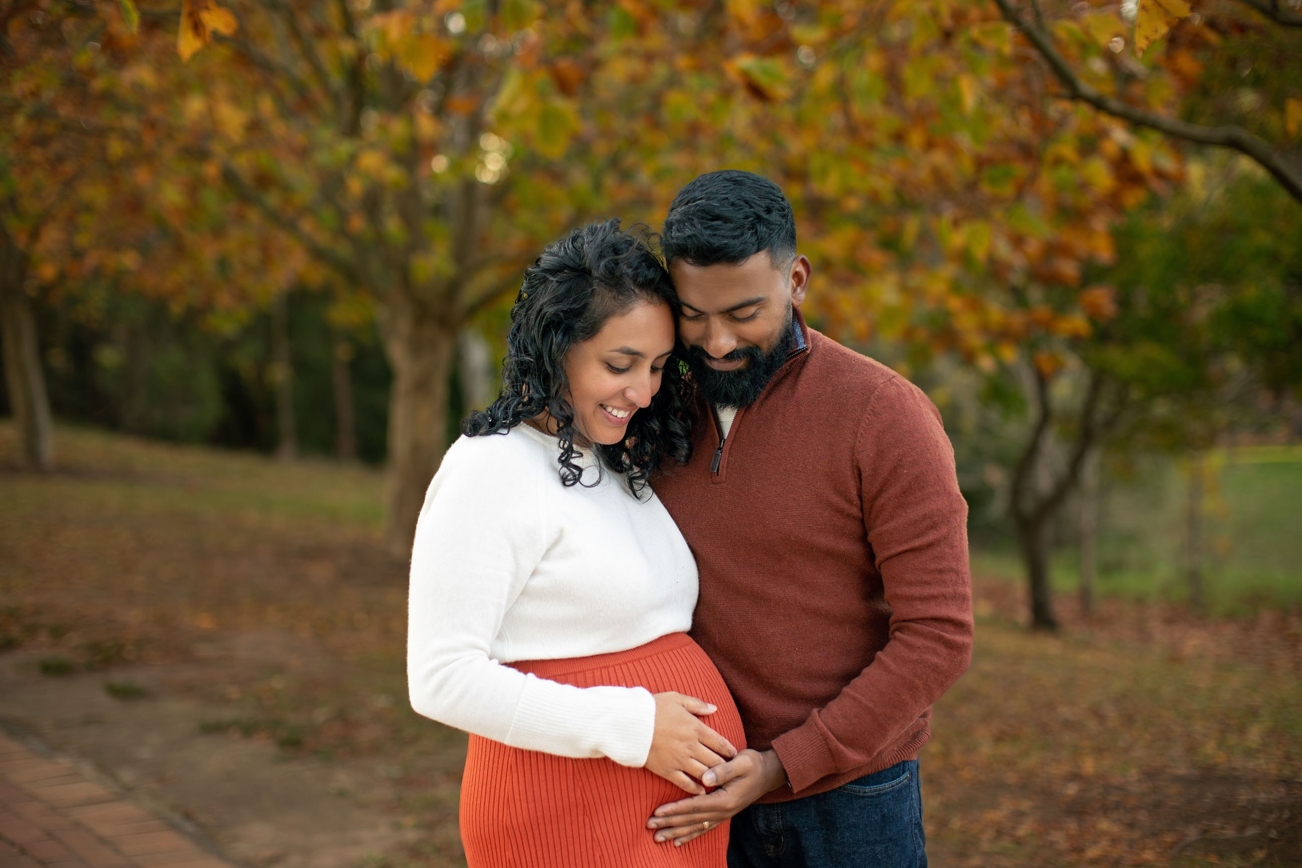 Autumn Family and Pregnancy Photoshoot in Sydney