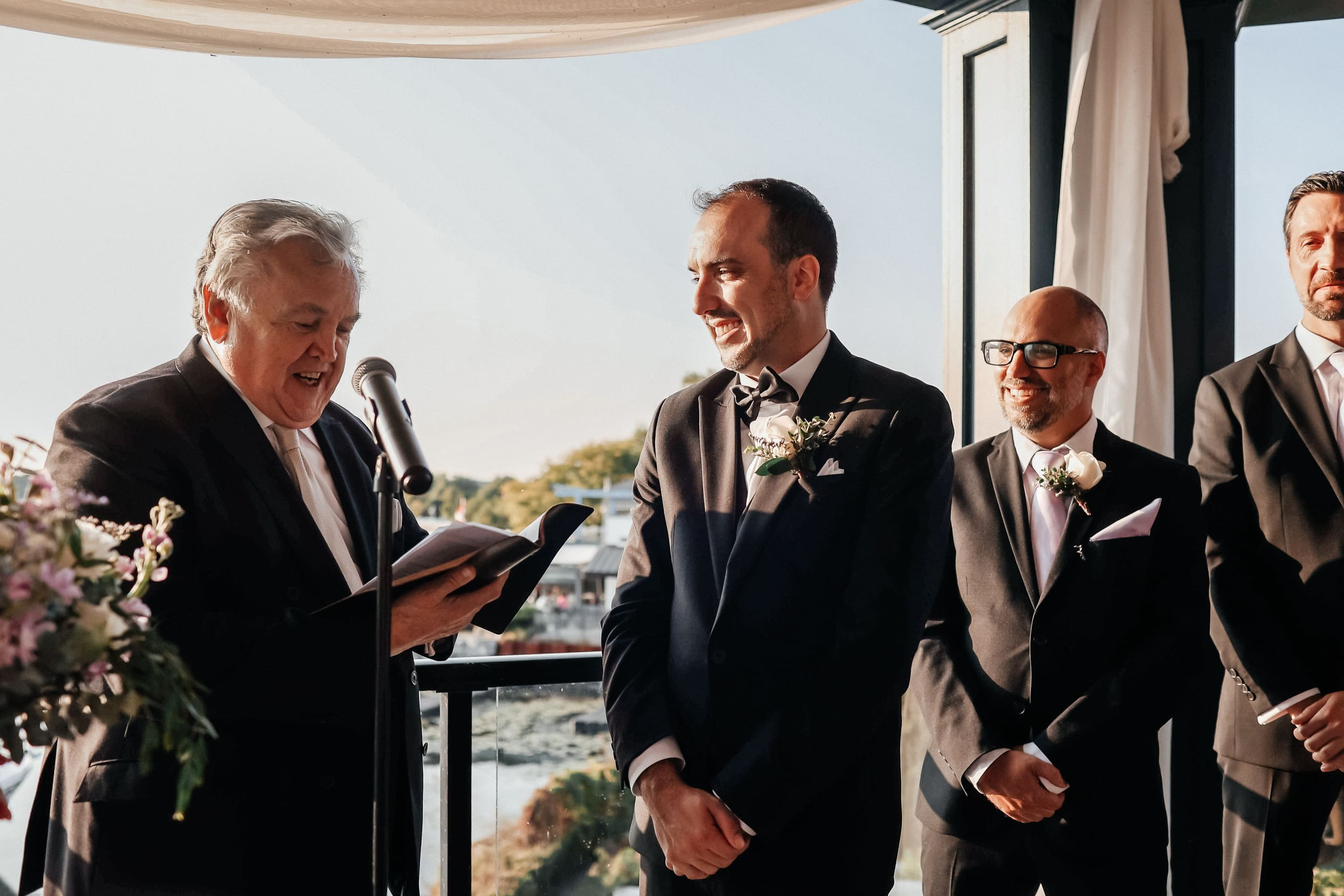 Heartfelt wedding photo in Toronto - authentic emotions captured by Storytellers Films