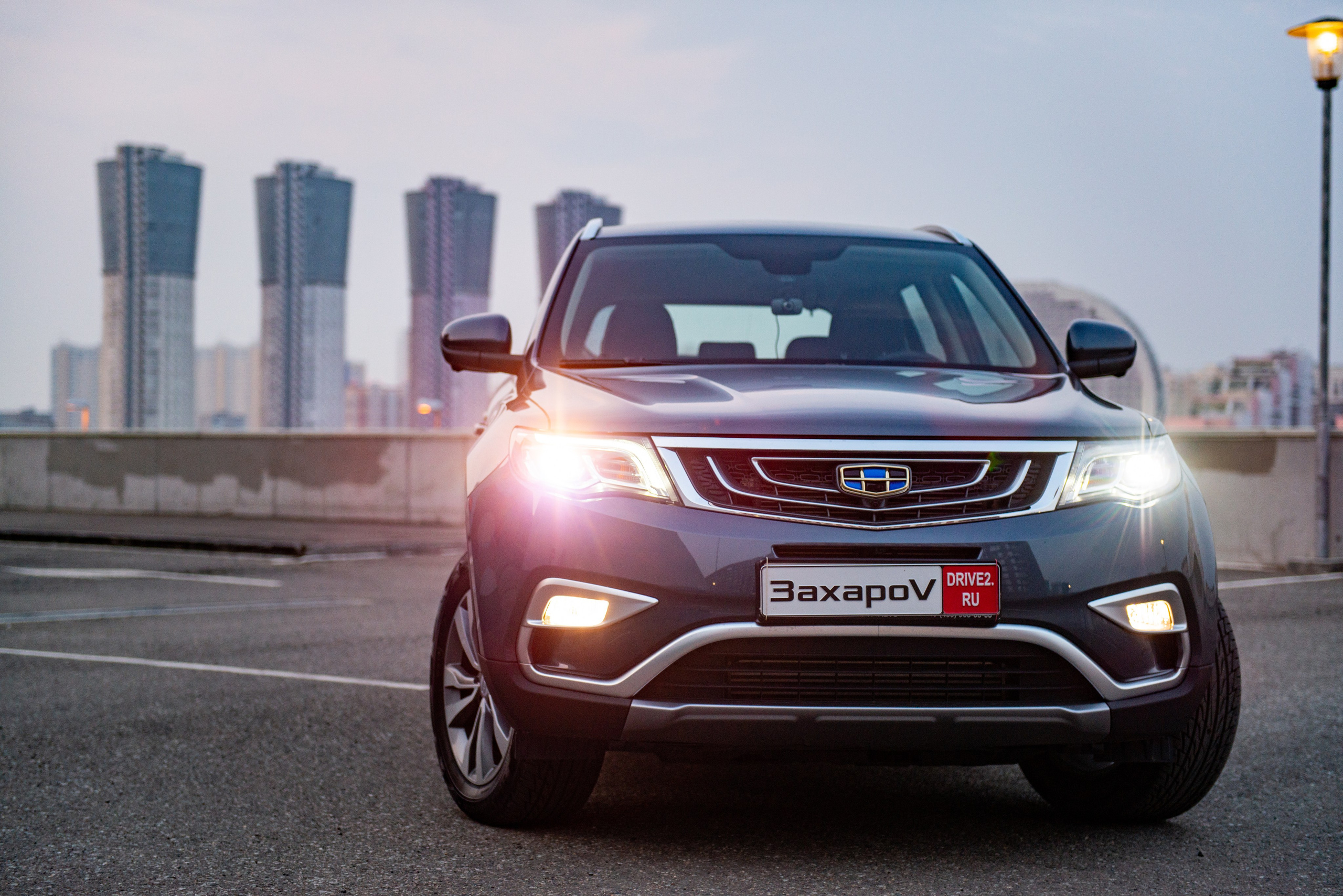 Фотосъемка автомобиля Geely Atlas. ФОТОГРАФ МЕКСИКА КИНТАНА-РОО