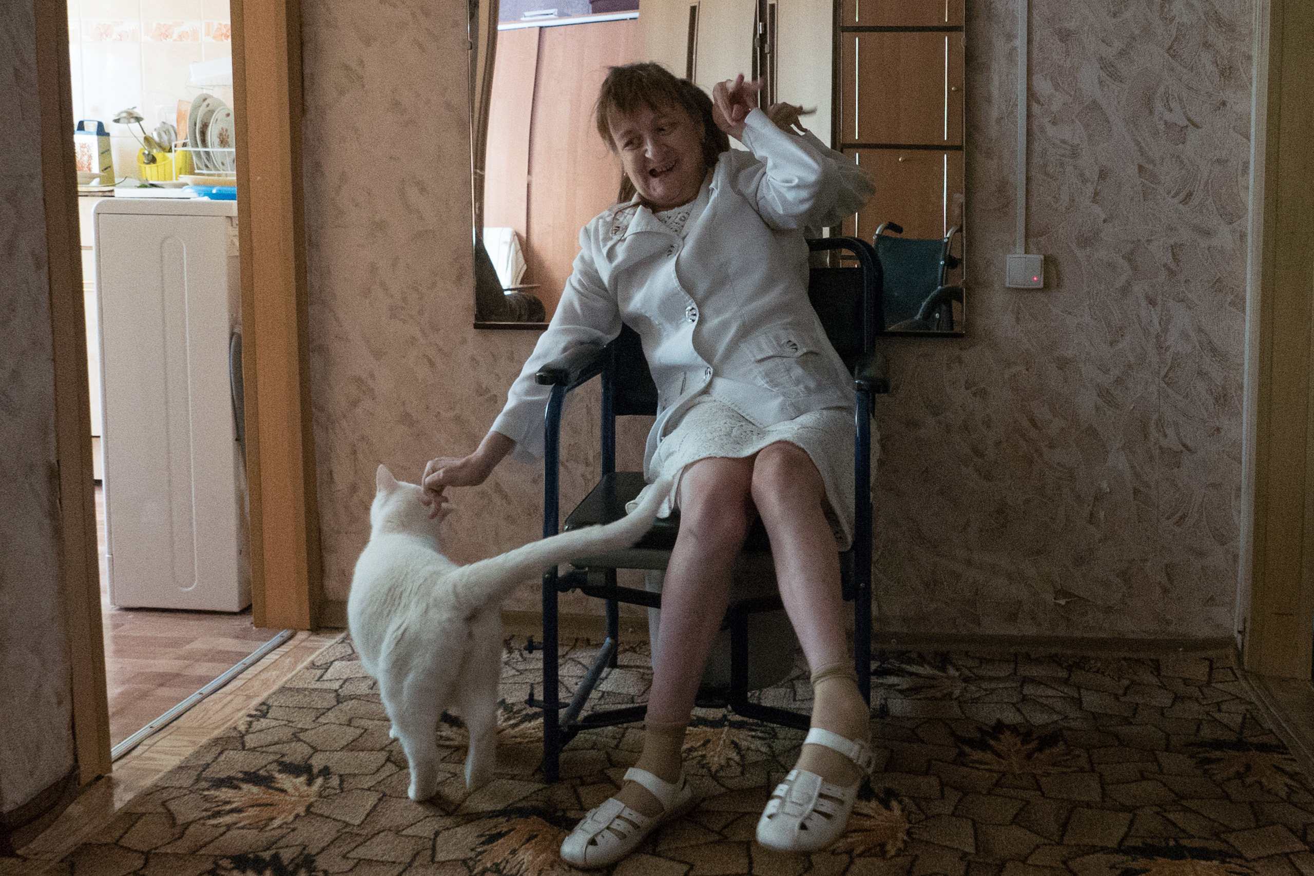 Фотоистория о россиянке Галине Широкорад с тяжелой инвалидностью. Фотограф Анна Резников