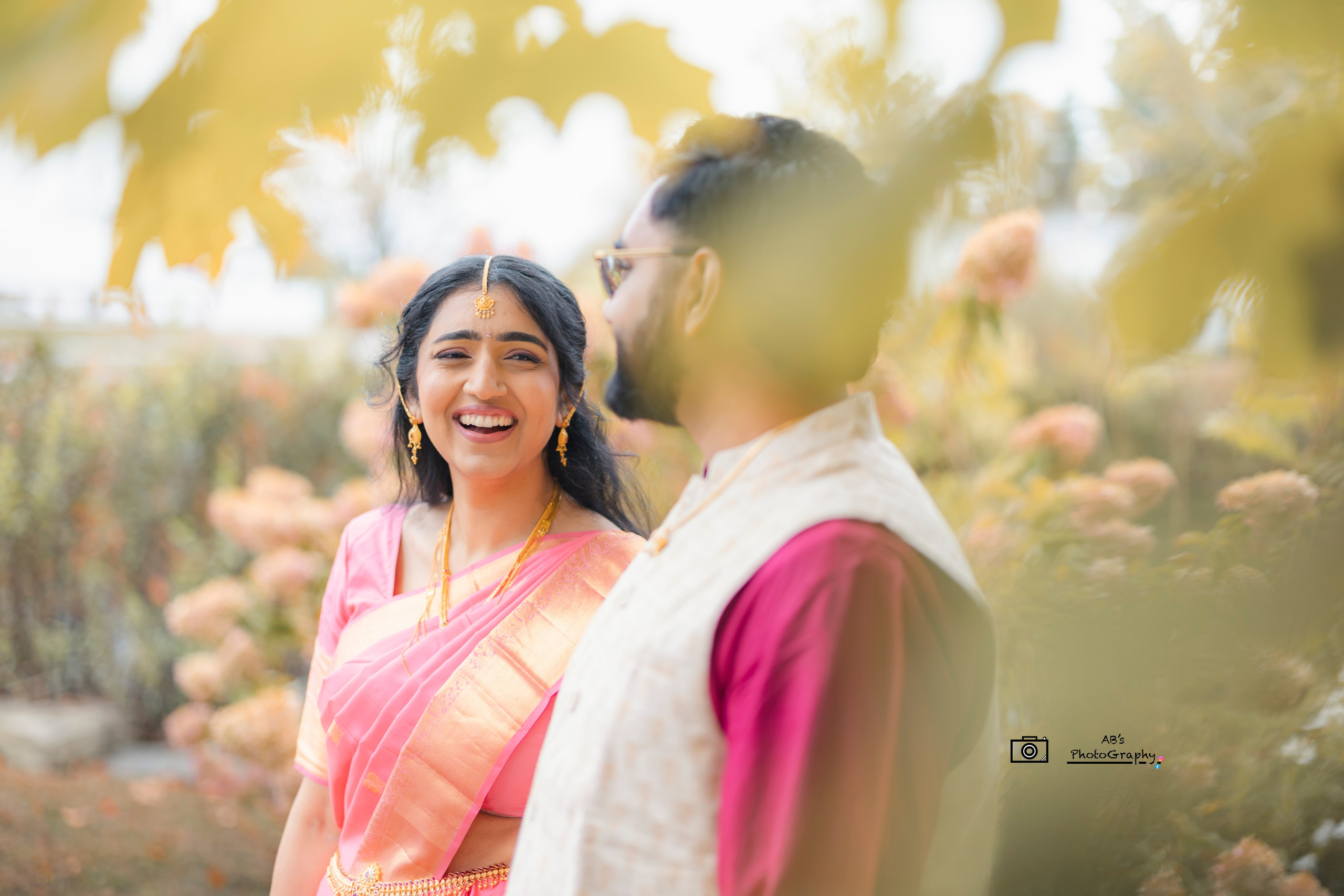 South Asian engagement photography New England cultural elegance