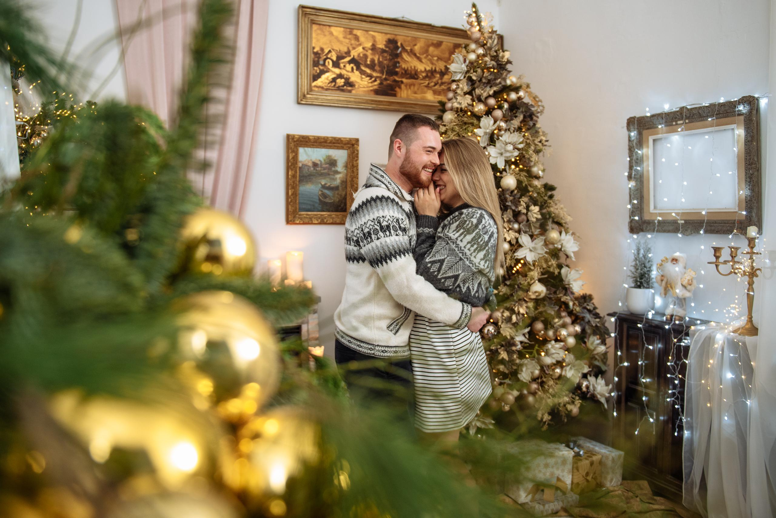 Nikolay y Madi Navidad 2020. Professional photography services in Barcelona by Ekaterina Gasanova