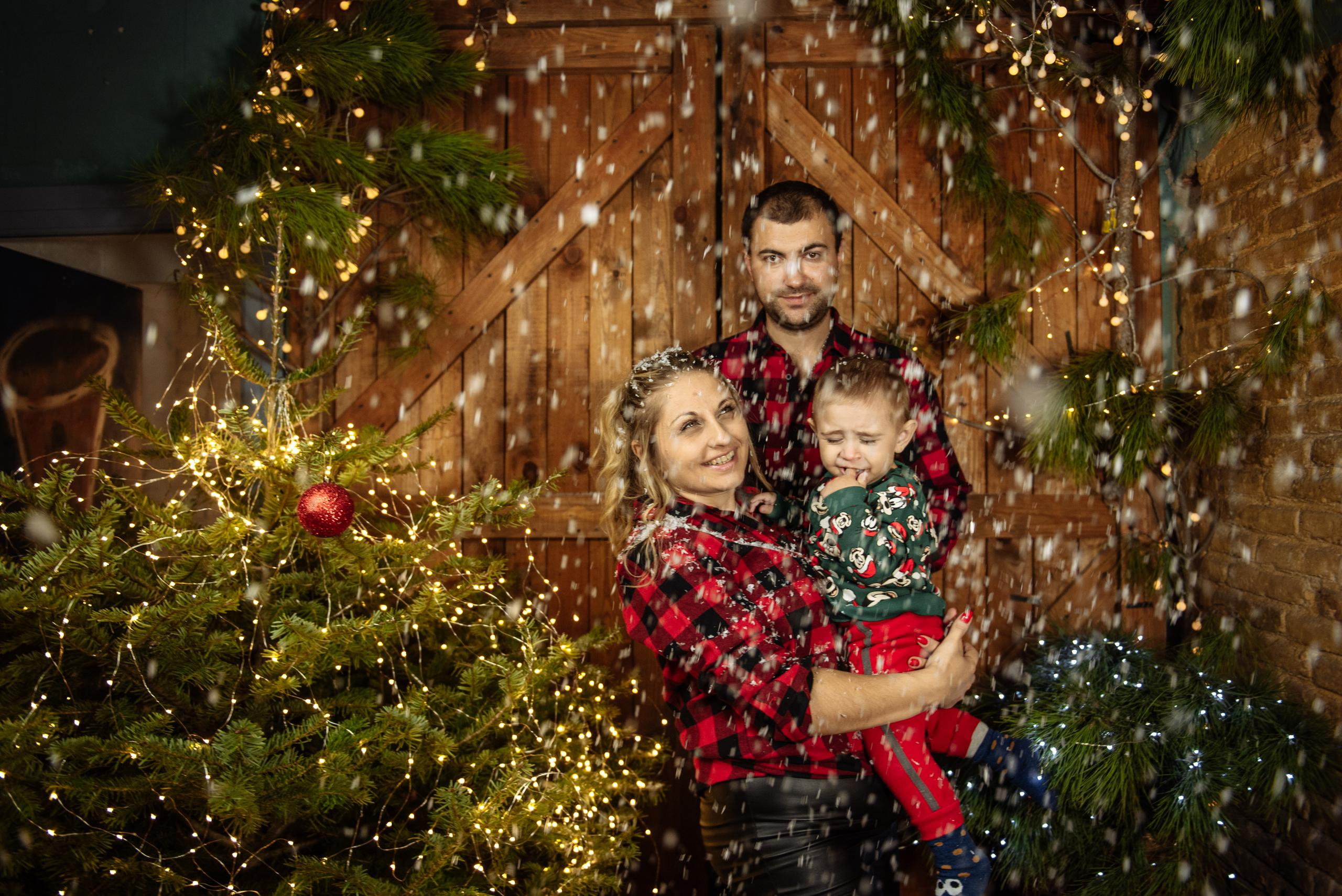 Galina Taras y Maxim Navidad. Fotógrafa Ekaterina Gasanova - sesiones de fotos en Barcelona