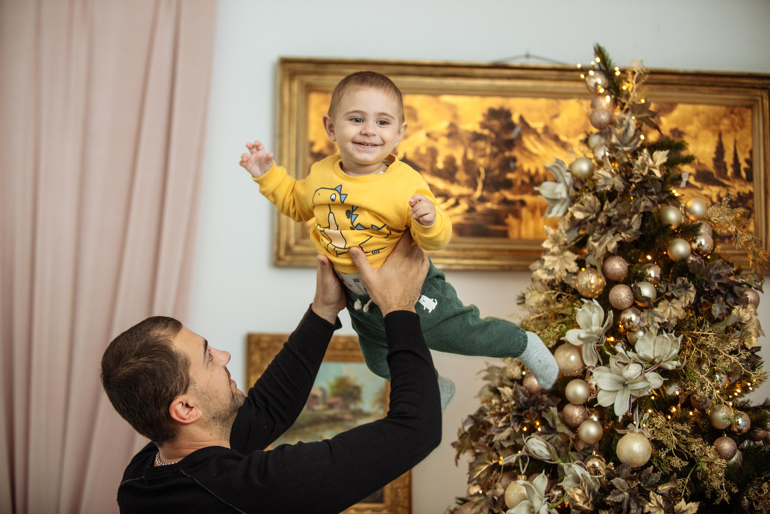 Galina Taras y Maxim Navidad. Fotógrafa Ekaterina Gasanova - sesiones de fotos en Barcelona