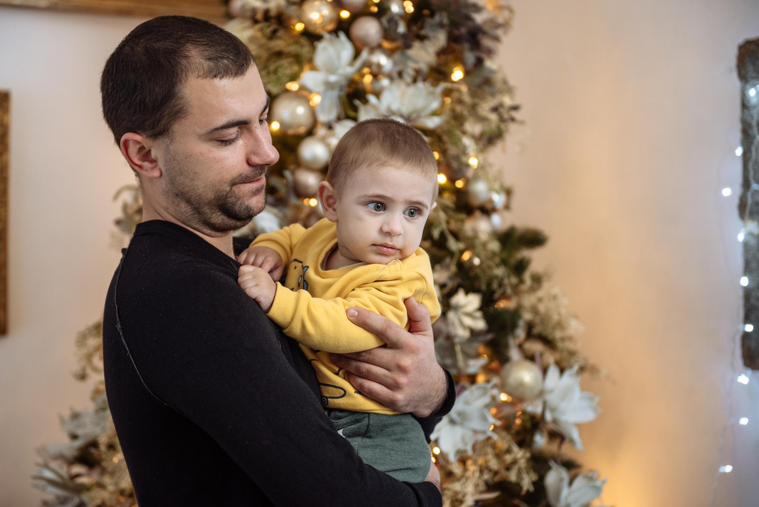 Galina Taras y Maxim Navidad. Fotógrafa Ekaterina Gasanova - sesiones de fotos en Barcelona