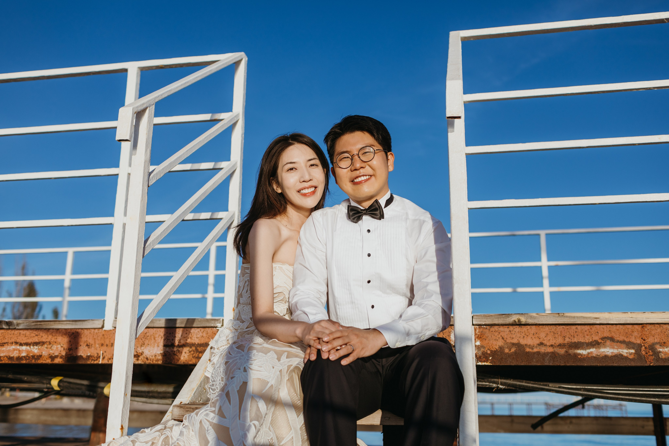 Чесан и Лиса (South Korea) — свадебная фотосессия на Иссык-Куле, пансионат “Каприз” | Chisun & Lisa — Issyk-Kul Lake wedding photos, Capriz. Фотограф в Бишкеке Оксана Шувалова