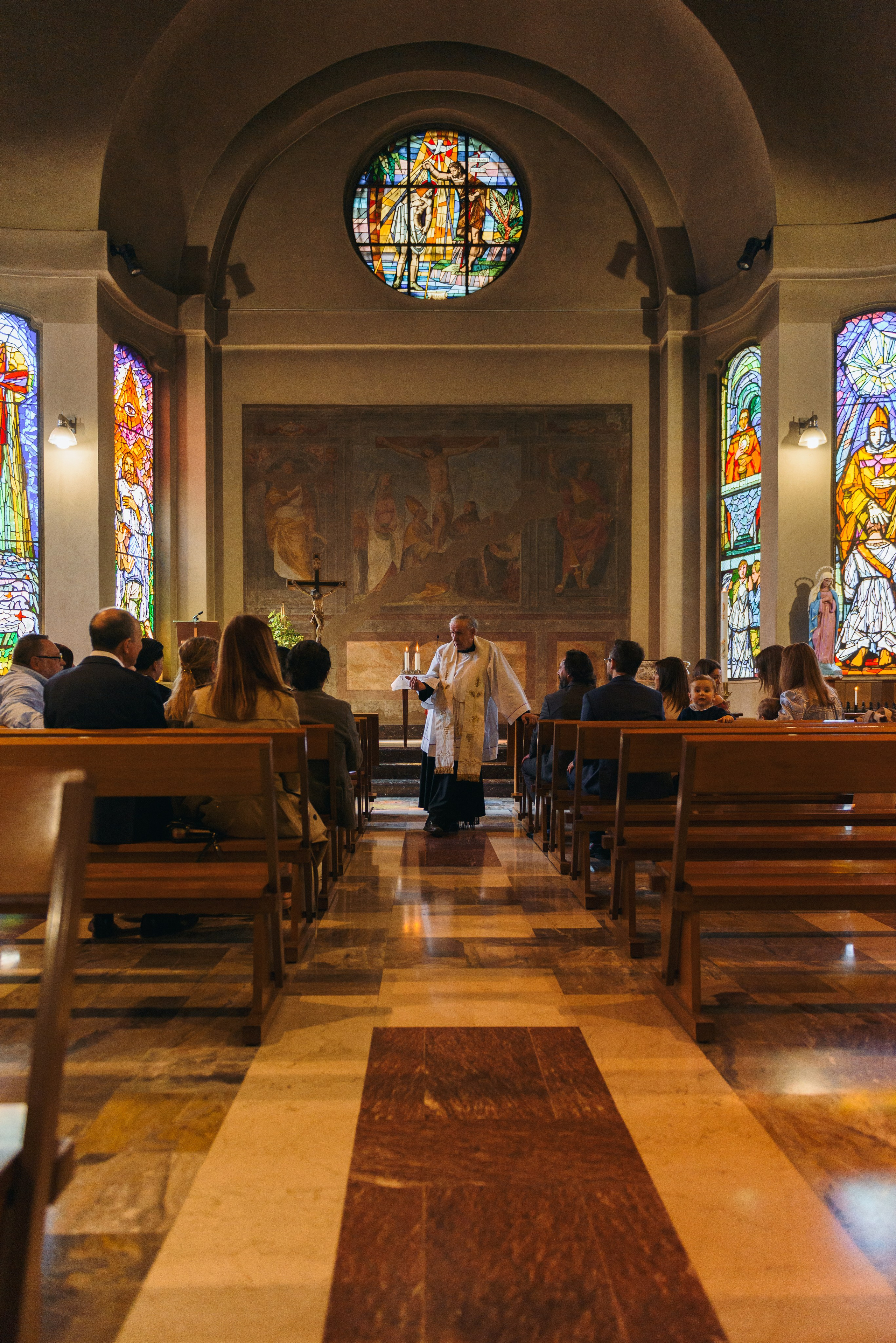 Baptism photographer in Milan