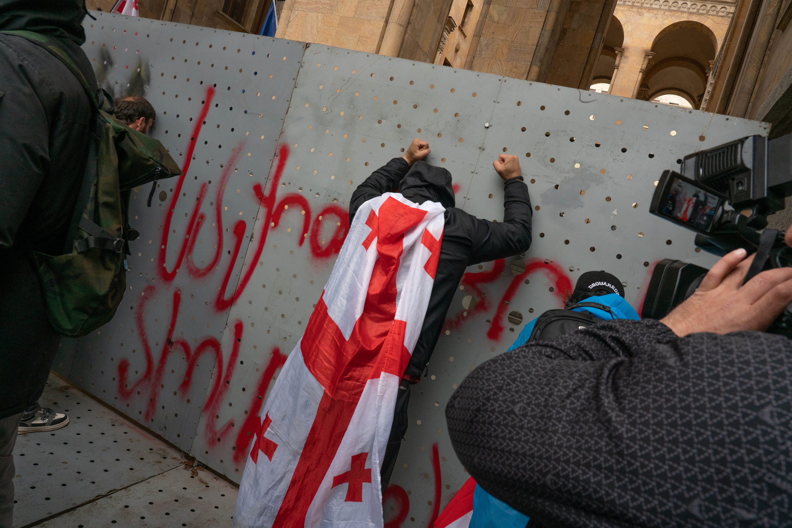 Georgia against the “foreign agents” law. Marina Sycheva