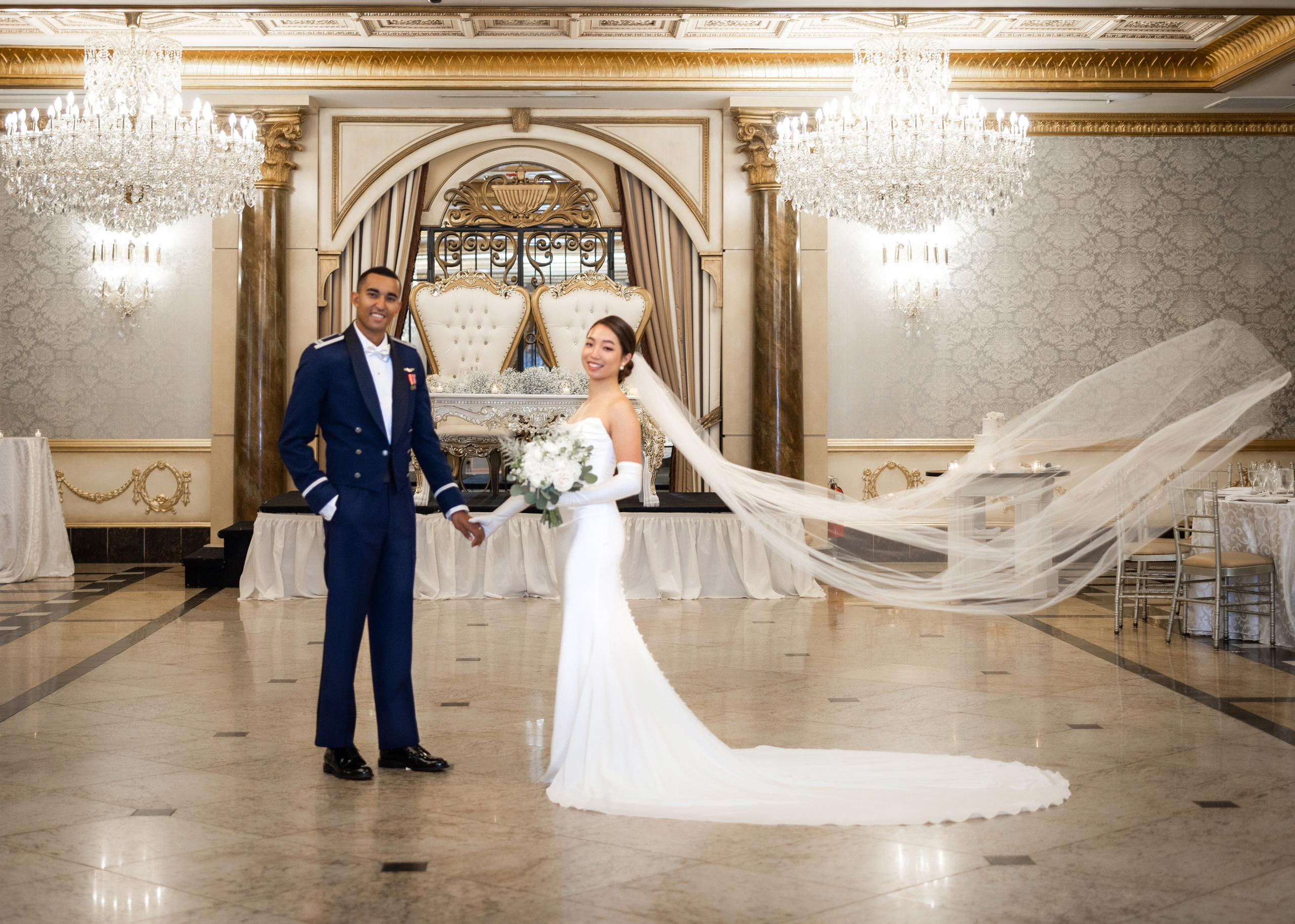 Conner Wiburn & Esther Roh in The Venetian in Garfield, NJ. Wedding Photo & Video