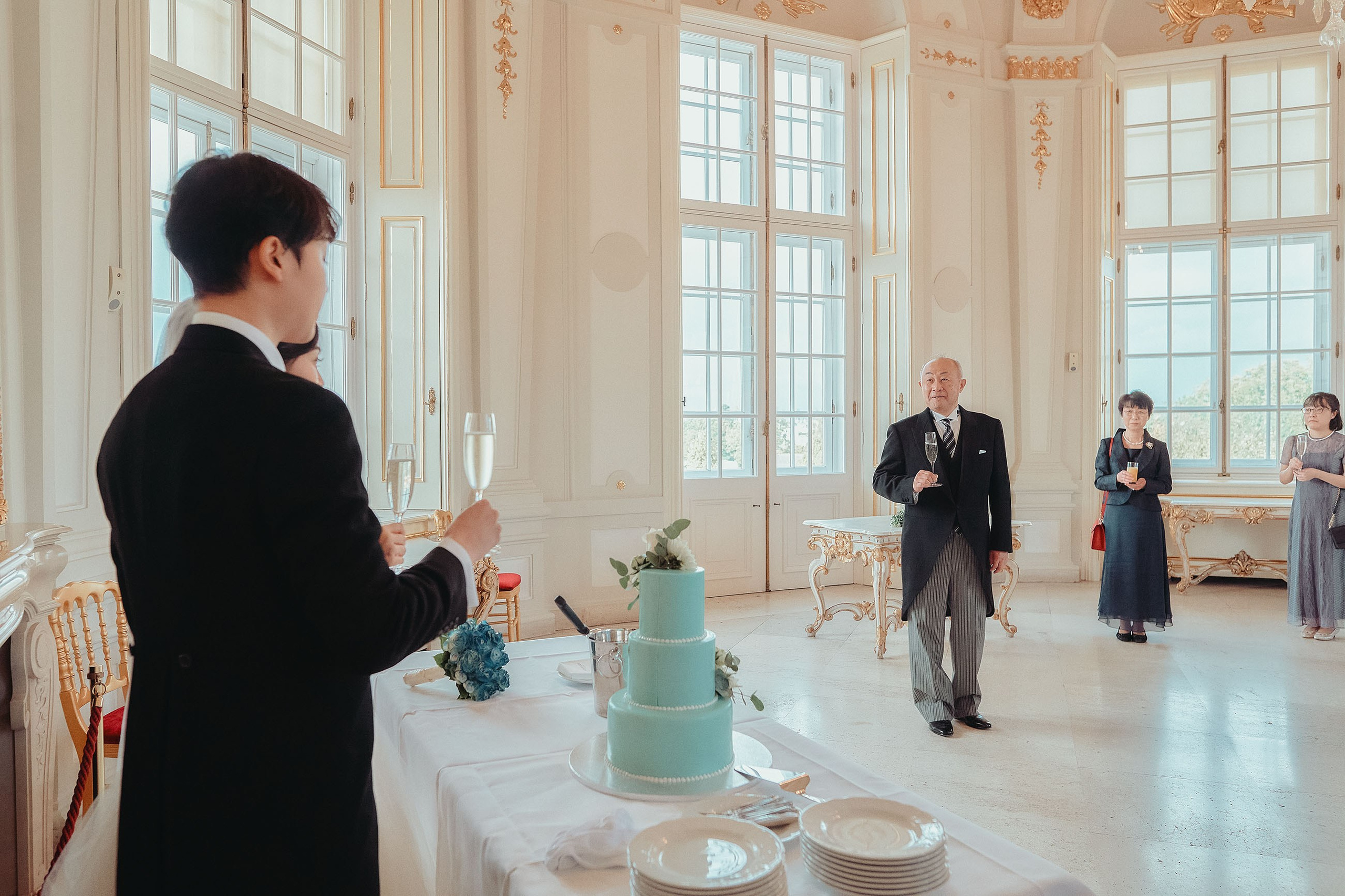 Belvedere Palace Wedding, Vienna, Austria. Northeast Ohio (Cleveland, Youngstown, Akron) Wedding Photography