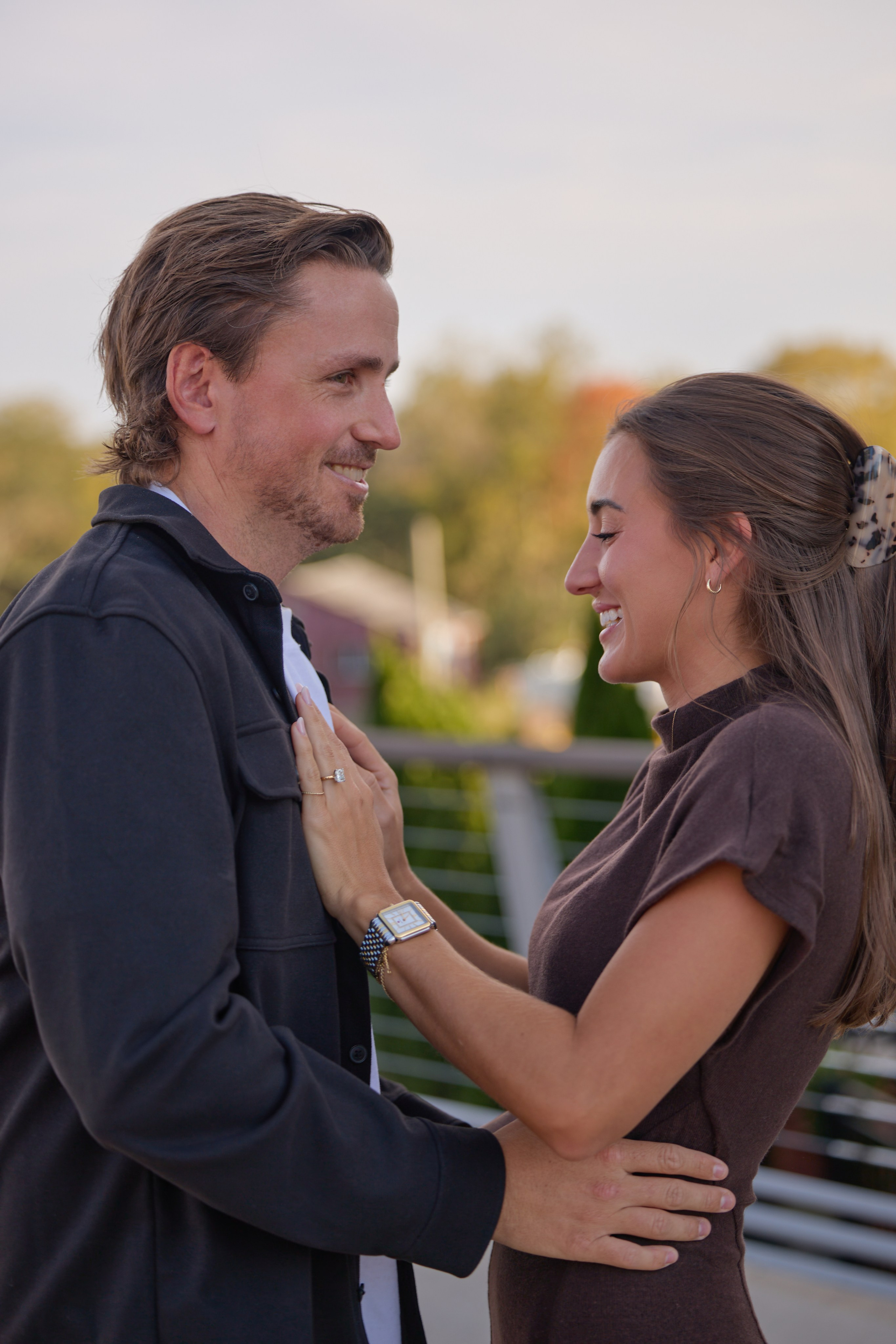 Dublin Link Bridge Surprise Proposal | Dublin Ohio Photographer