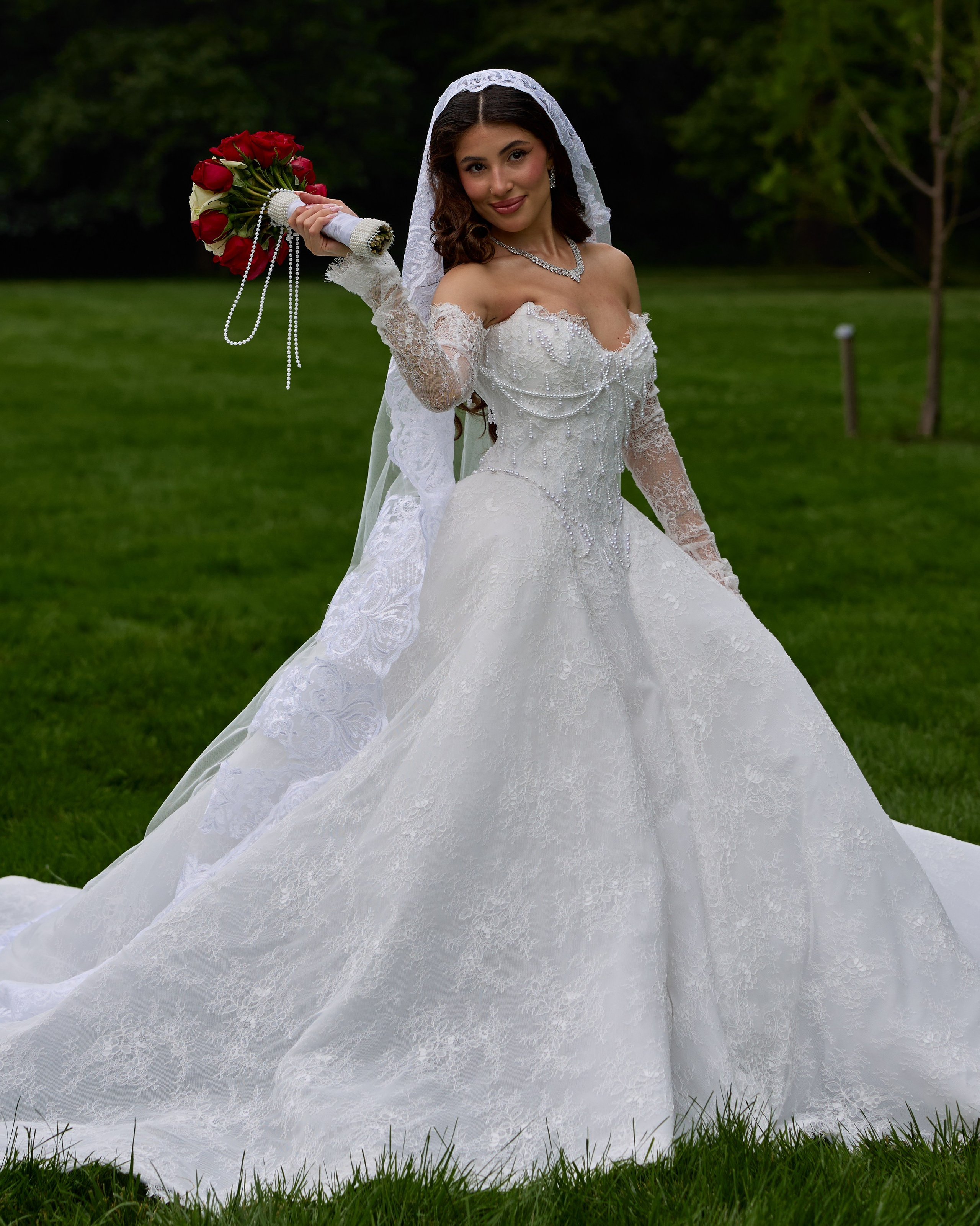 Columbus Ohio wedding couple during their wedding day celebration
