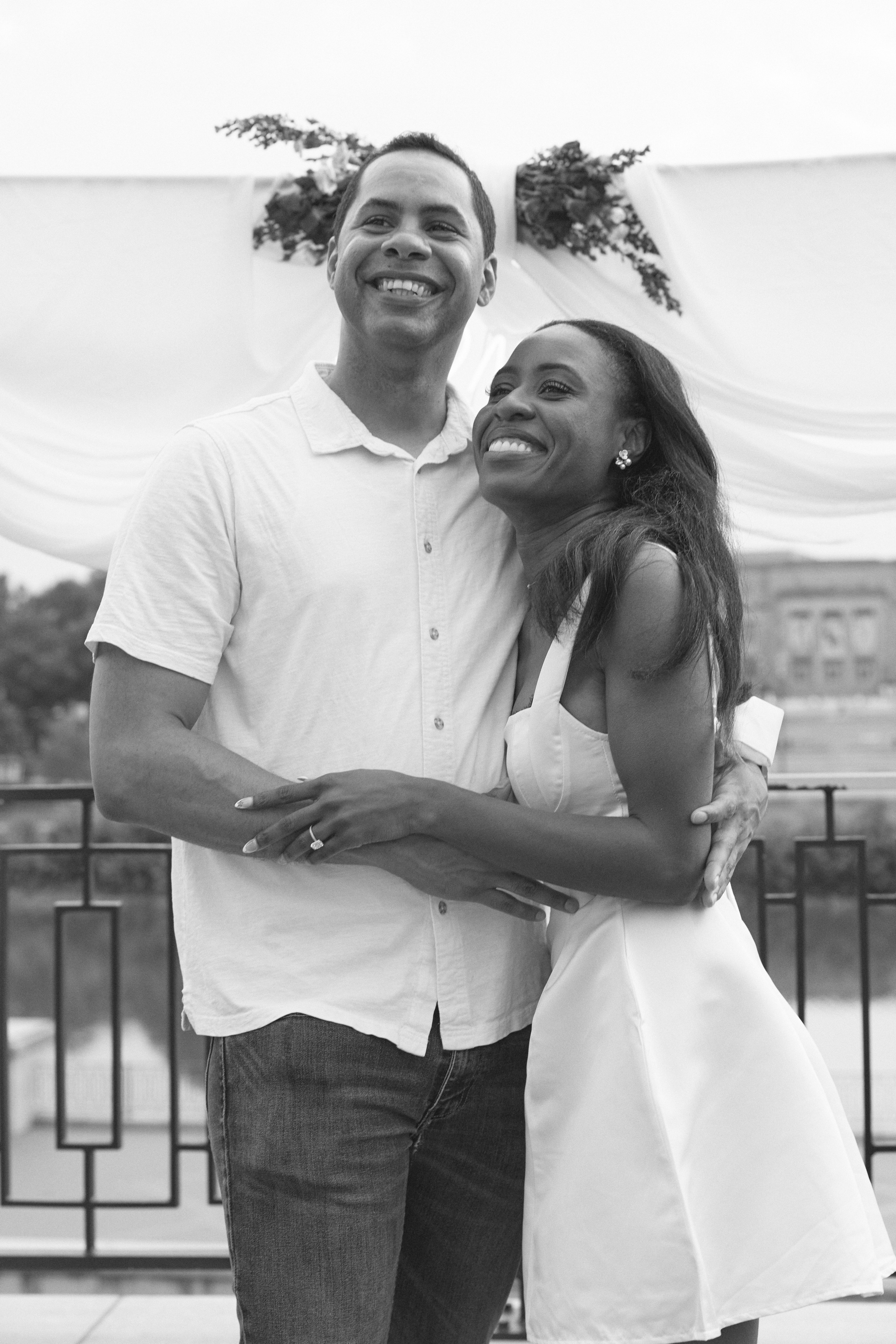 East Bank Park Proposal Photographer | Columbus Ohio
