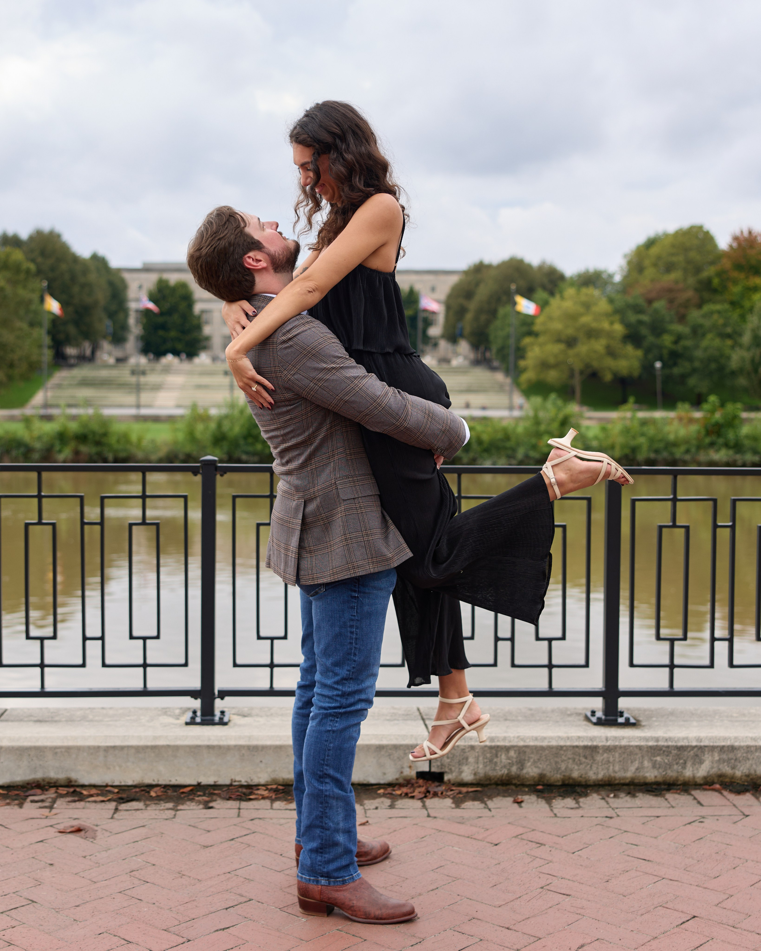 East Bank Park Proposal Photographer | Columbus Ohio