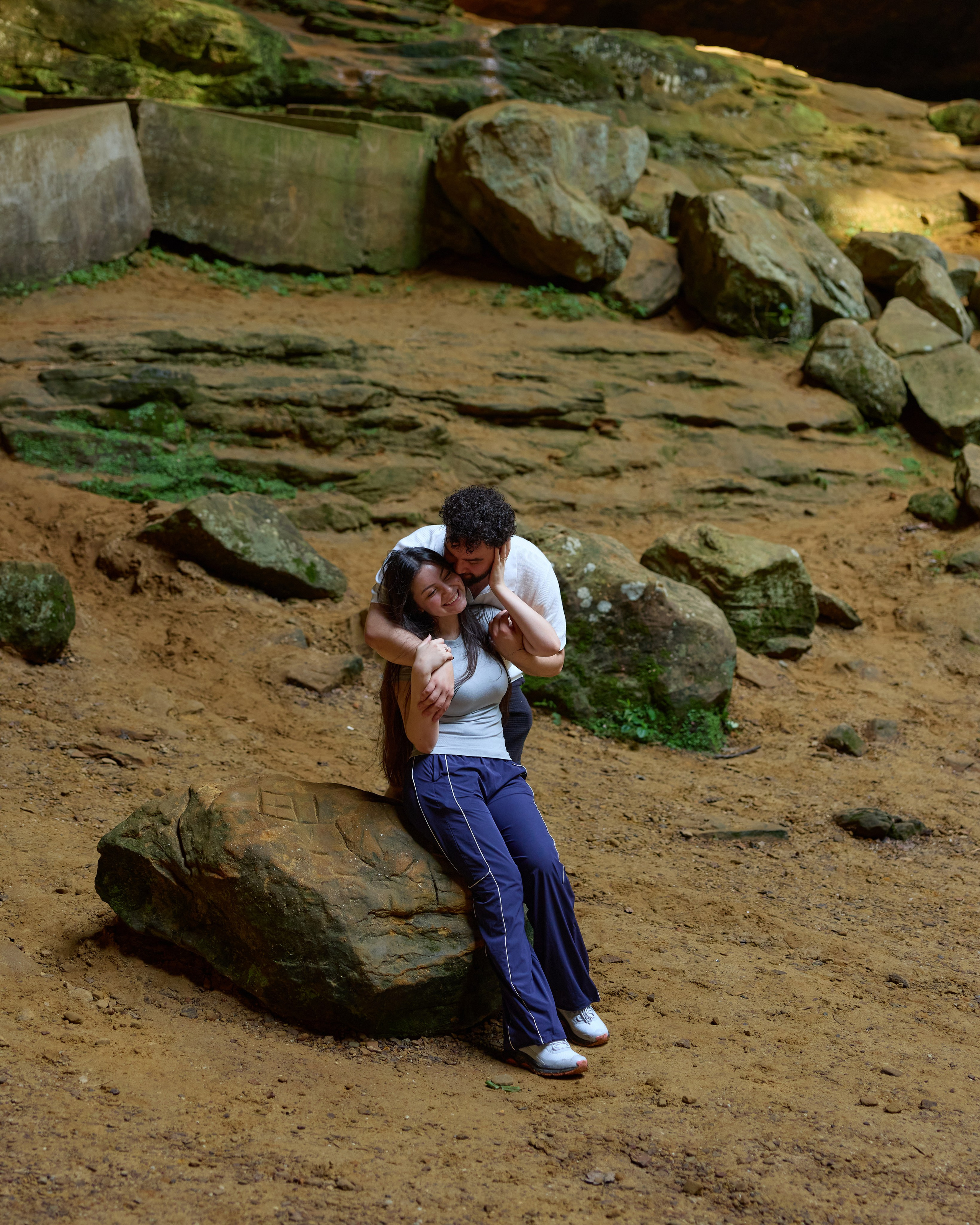 Hocking Hills Waterfall Proposal | Ohio Proposal Photographer