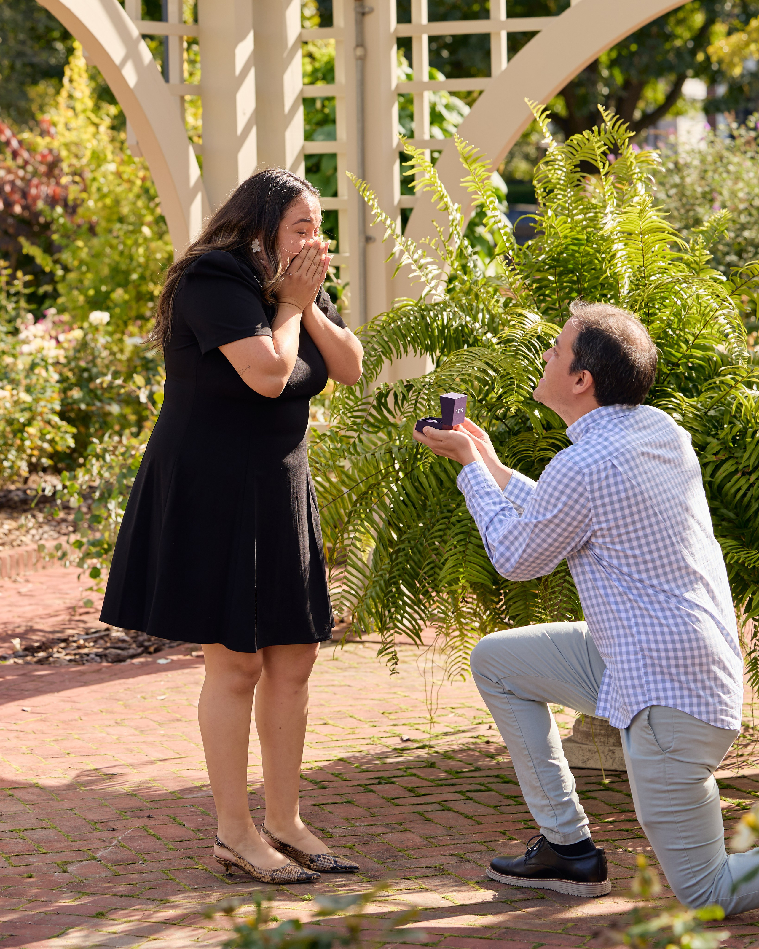 Garden Gazebo Proposal | Columbus Ohio Proposal Photographer