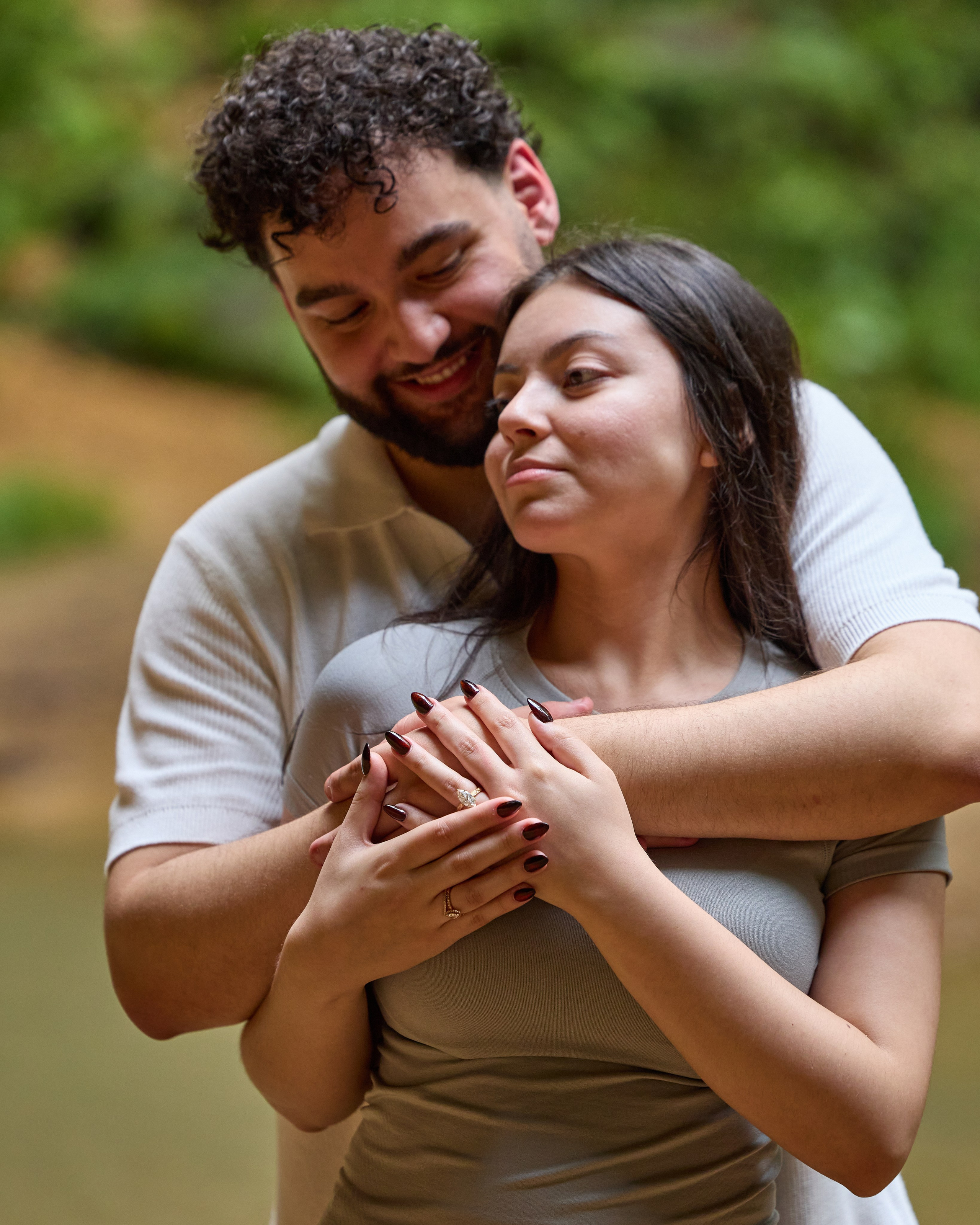 Hocking Hills Waterfall Proposal | Ohio Proposal Photographer