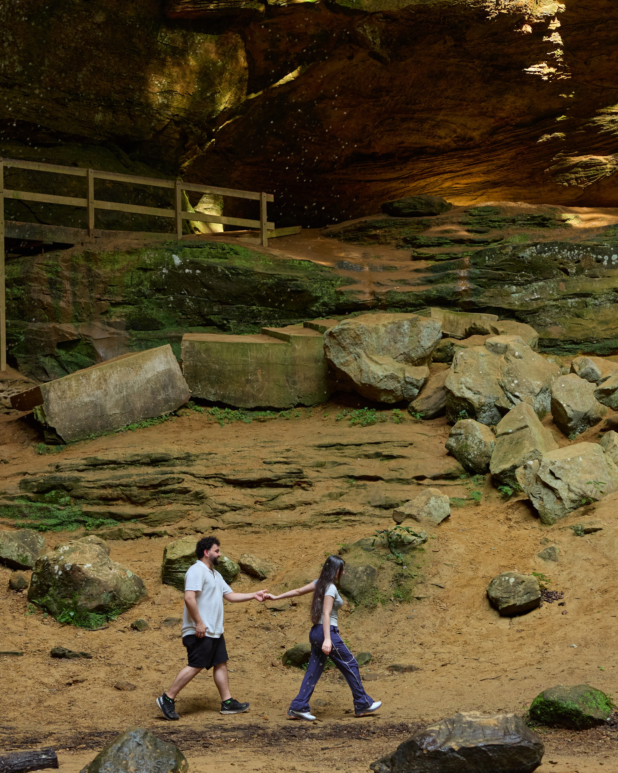 Hocking Hills Waterfall Proposal | Ohio Proposal Photographer