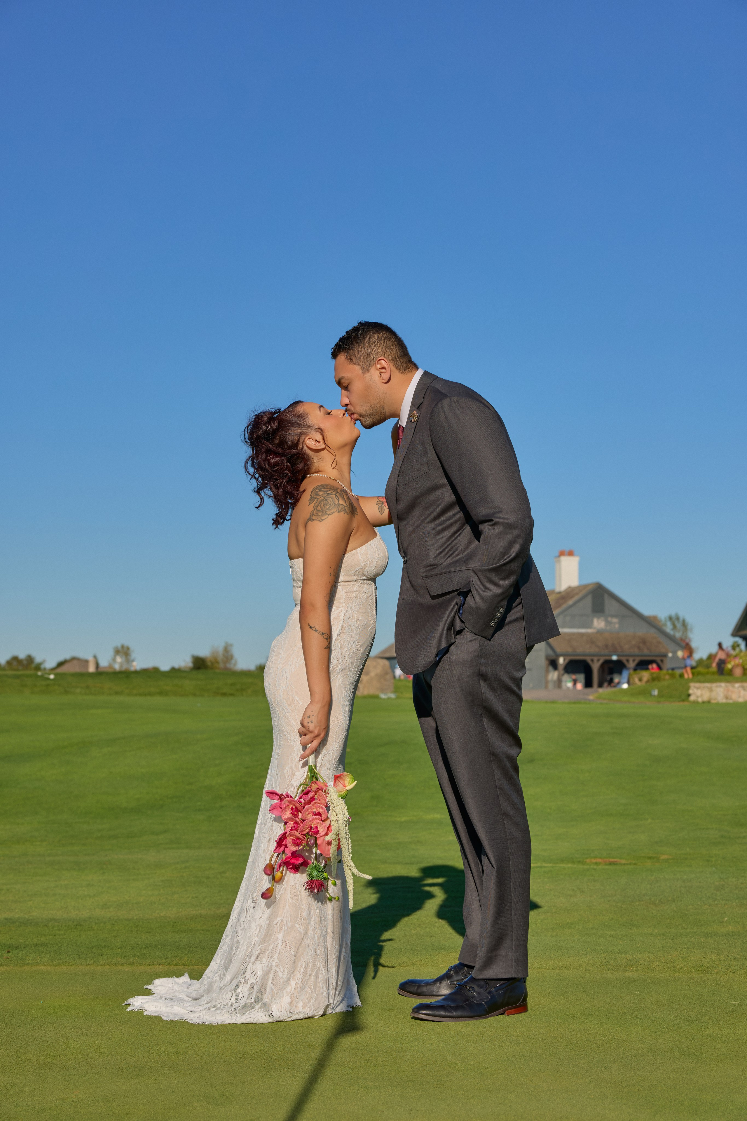 Dublin Ohio Micro Wedding Photographer | Golf Club Wedding