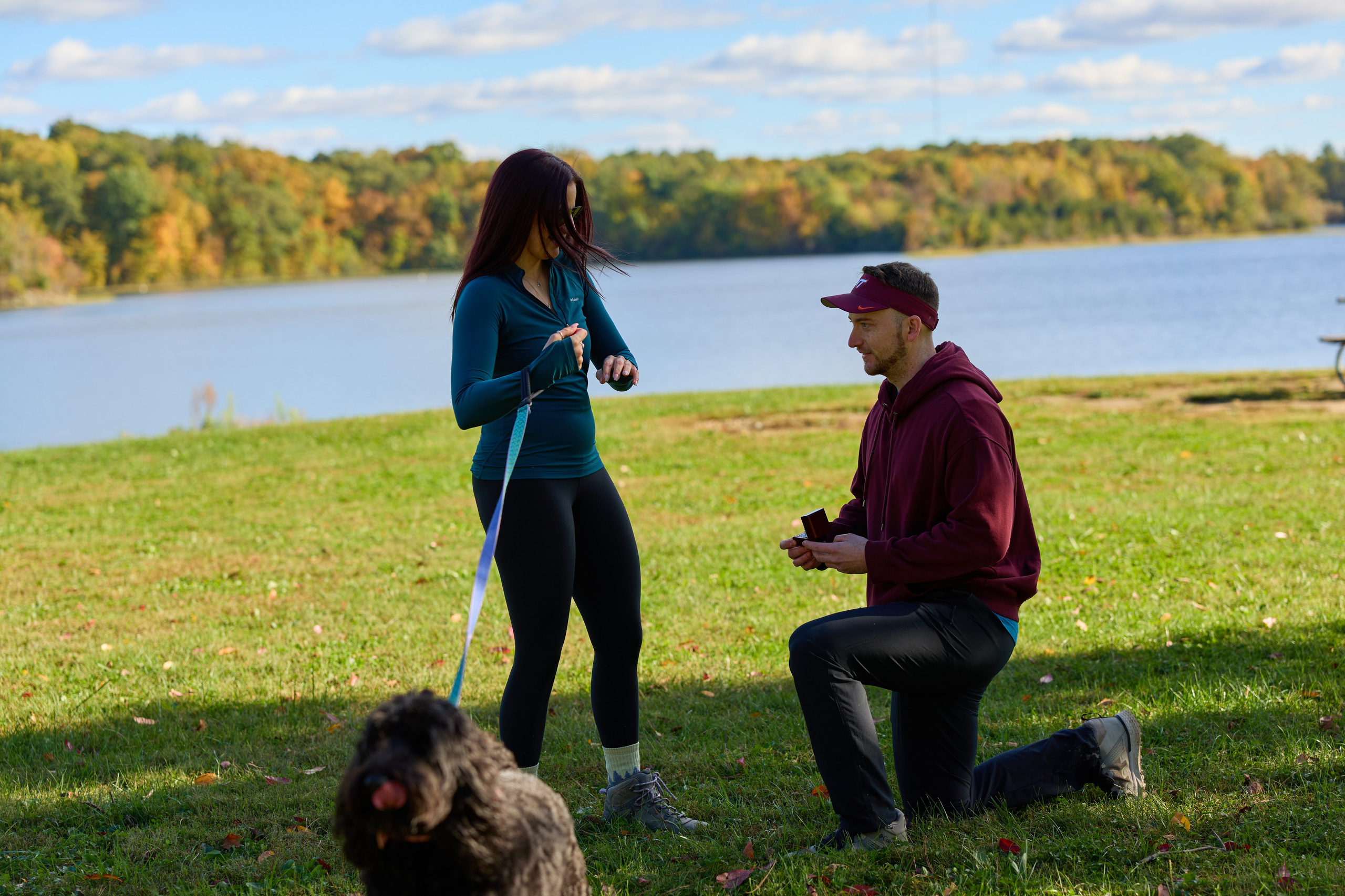 Hargus Lake Proposal | Ohio Surprise Proposal Photographer