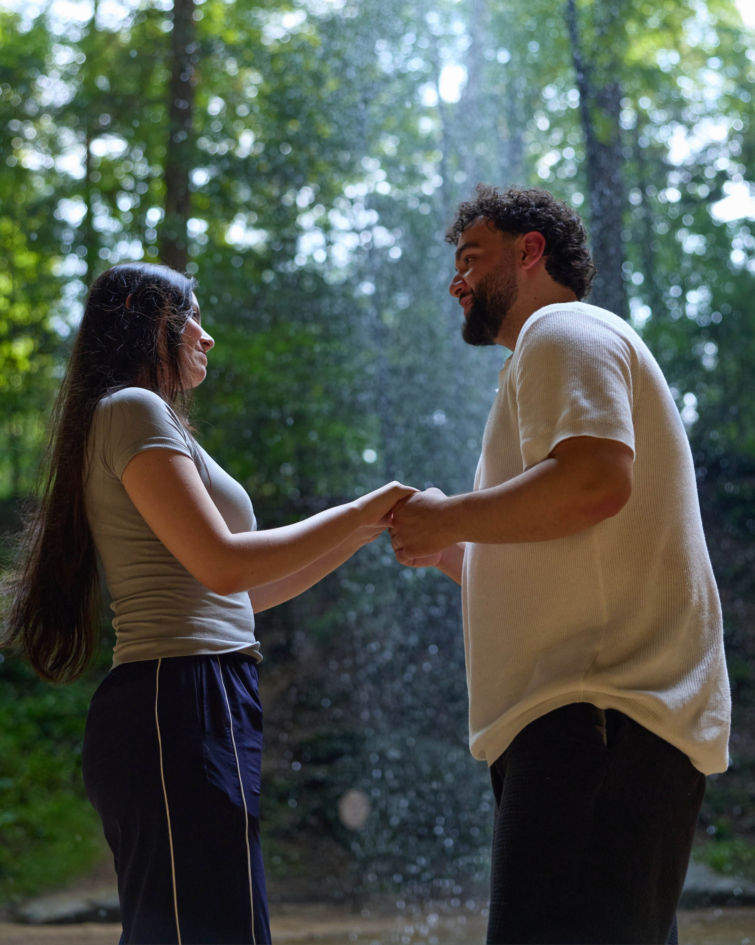 Hocking Hills Waterfall Proposal | Ohio Proposal Photographer
