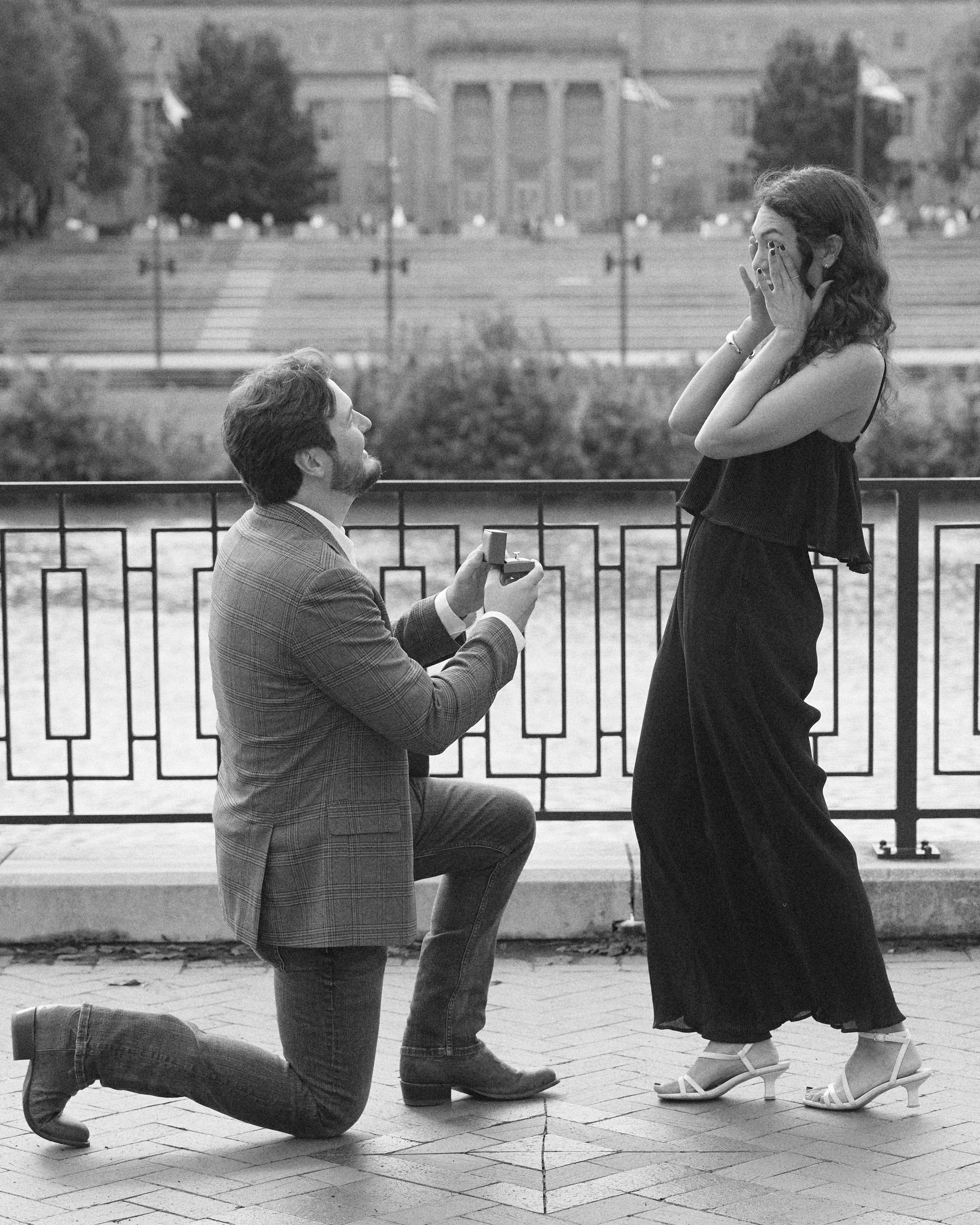 East Bank Park Proposal Photographer | Columbus Ohio