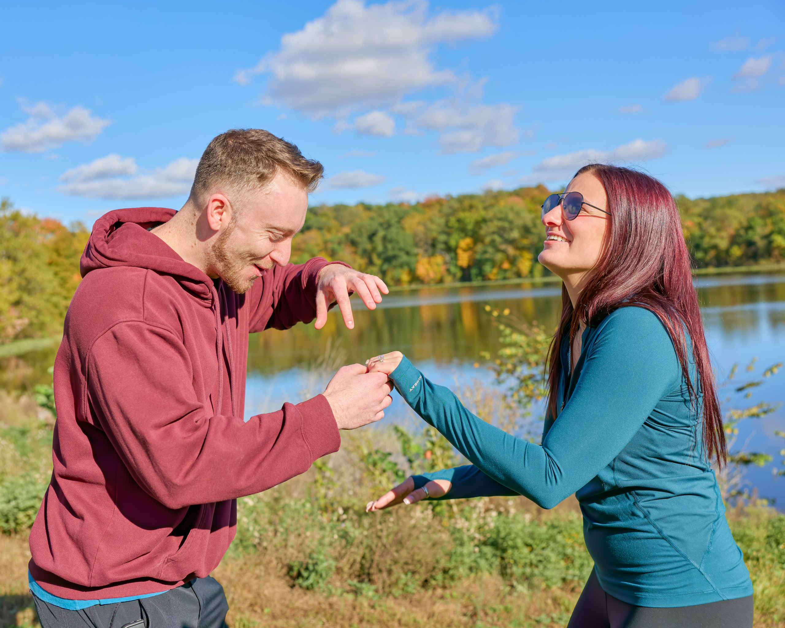 Hargus Lake Proposal | Ohio Surprise Proposal Photographer