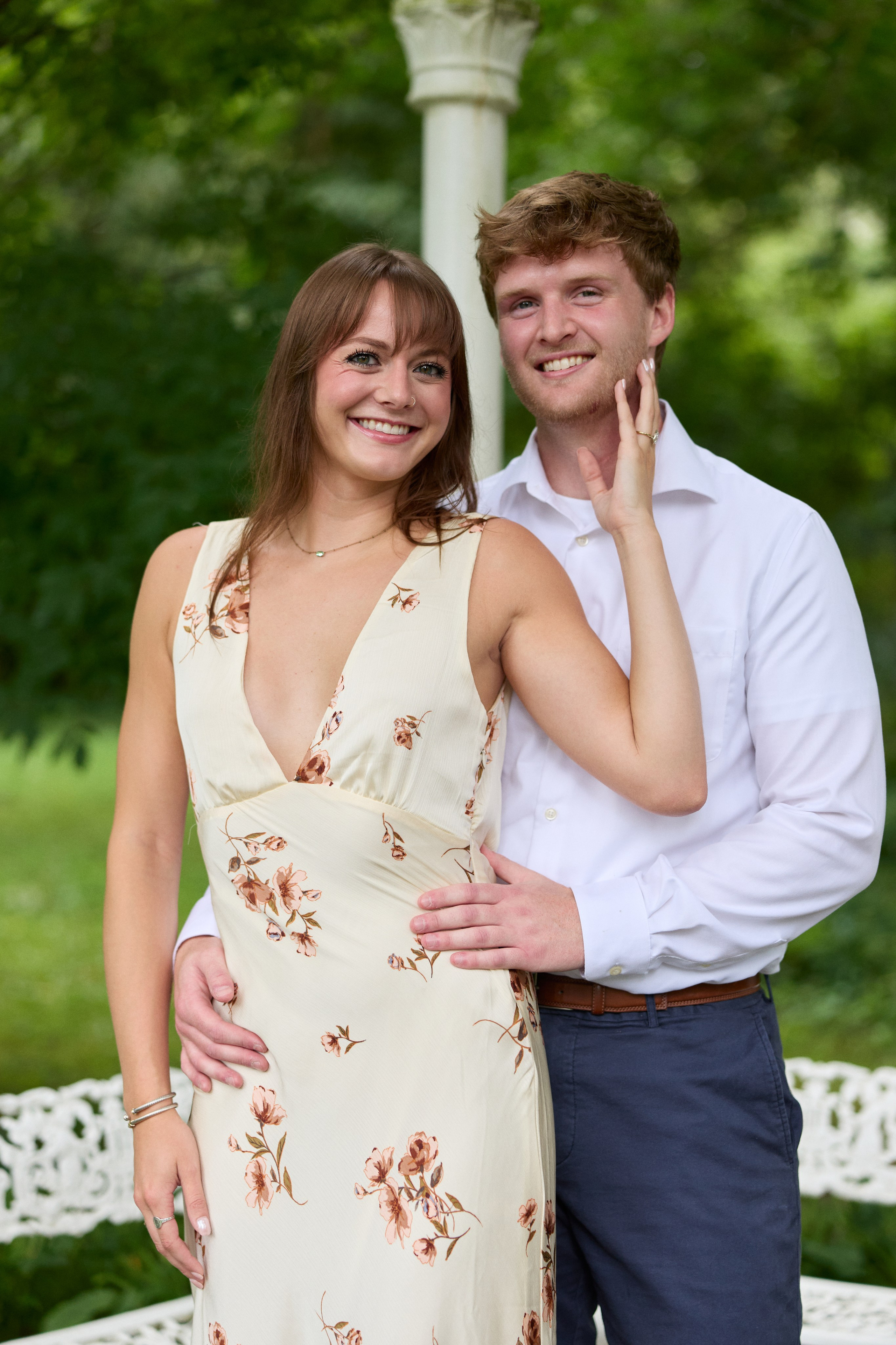 Park of Roses Proposal Photographer | Columbus Ohio