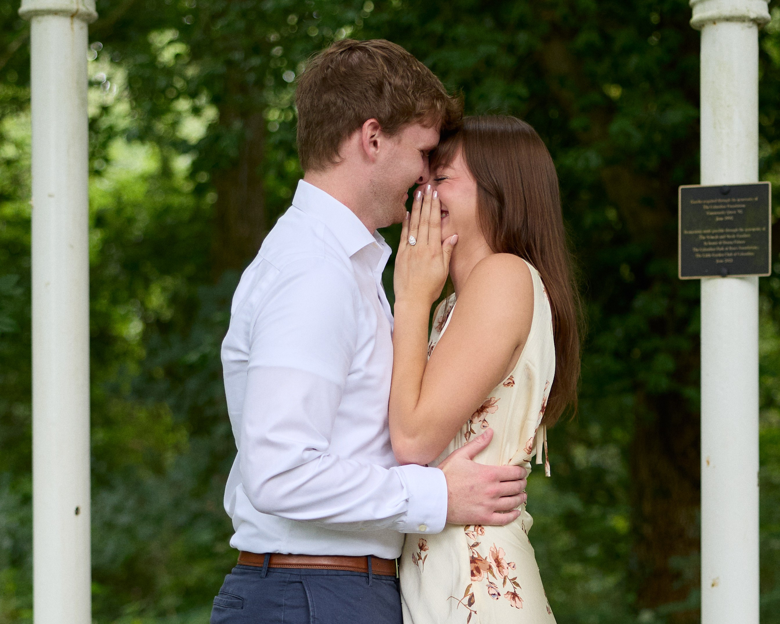 Park of Roses Proposal Photographer | Columbus Ohio